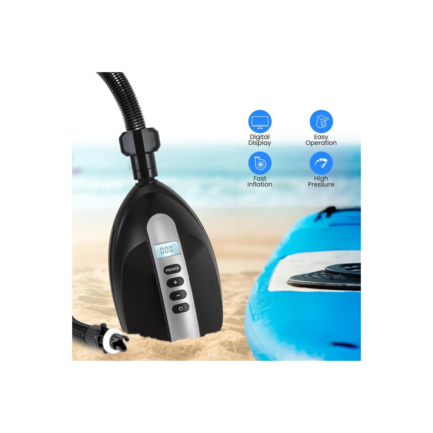 Compresseur de pompe à air électrique / gonfleur d'air