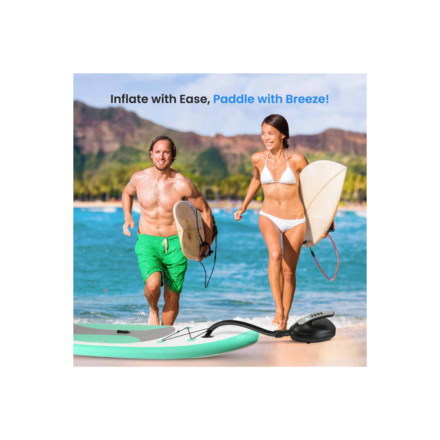 Compresseur de pompe à air électrique / gonfleur d'air