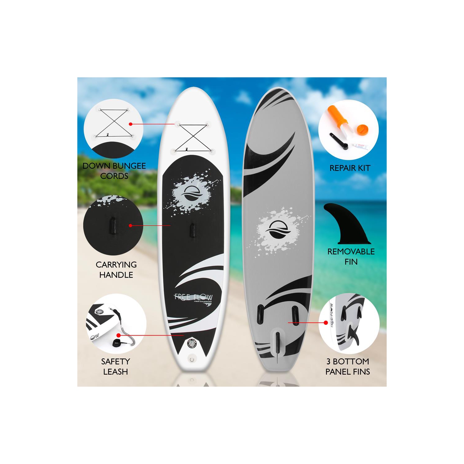 Planche à pagaie Free Flow – planche à eau debout