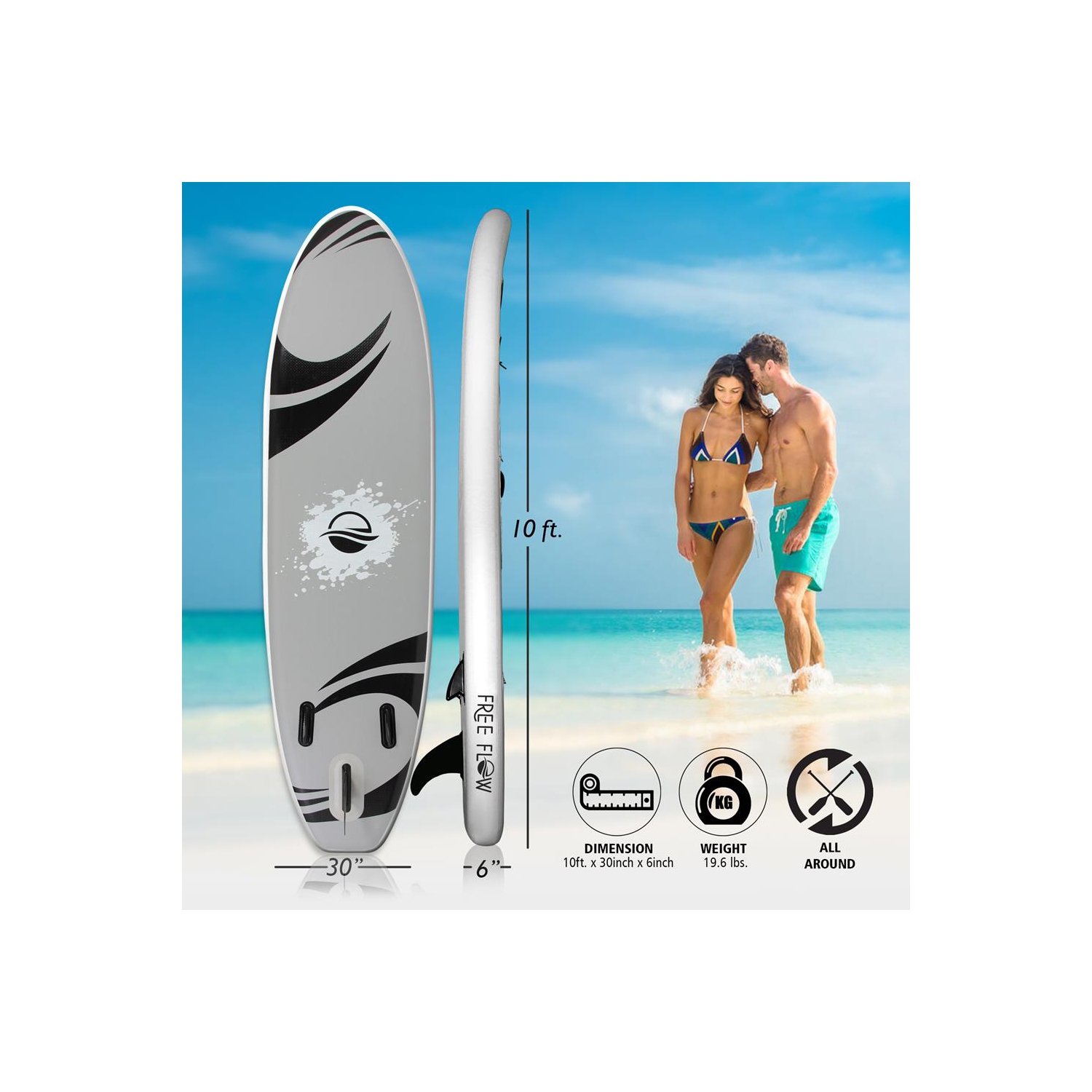 Planche à pagaie Free Flow – planche à eau debout