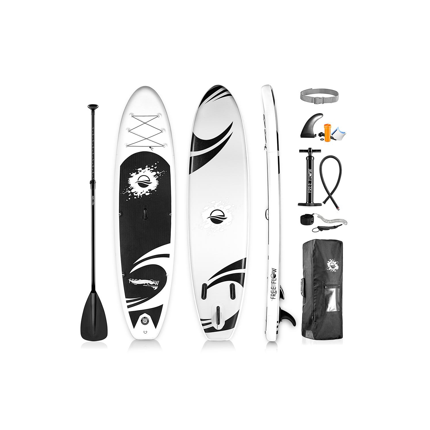 Free Flow Paddleboard SUP - Stand Up Water Paddle-Board