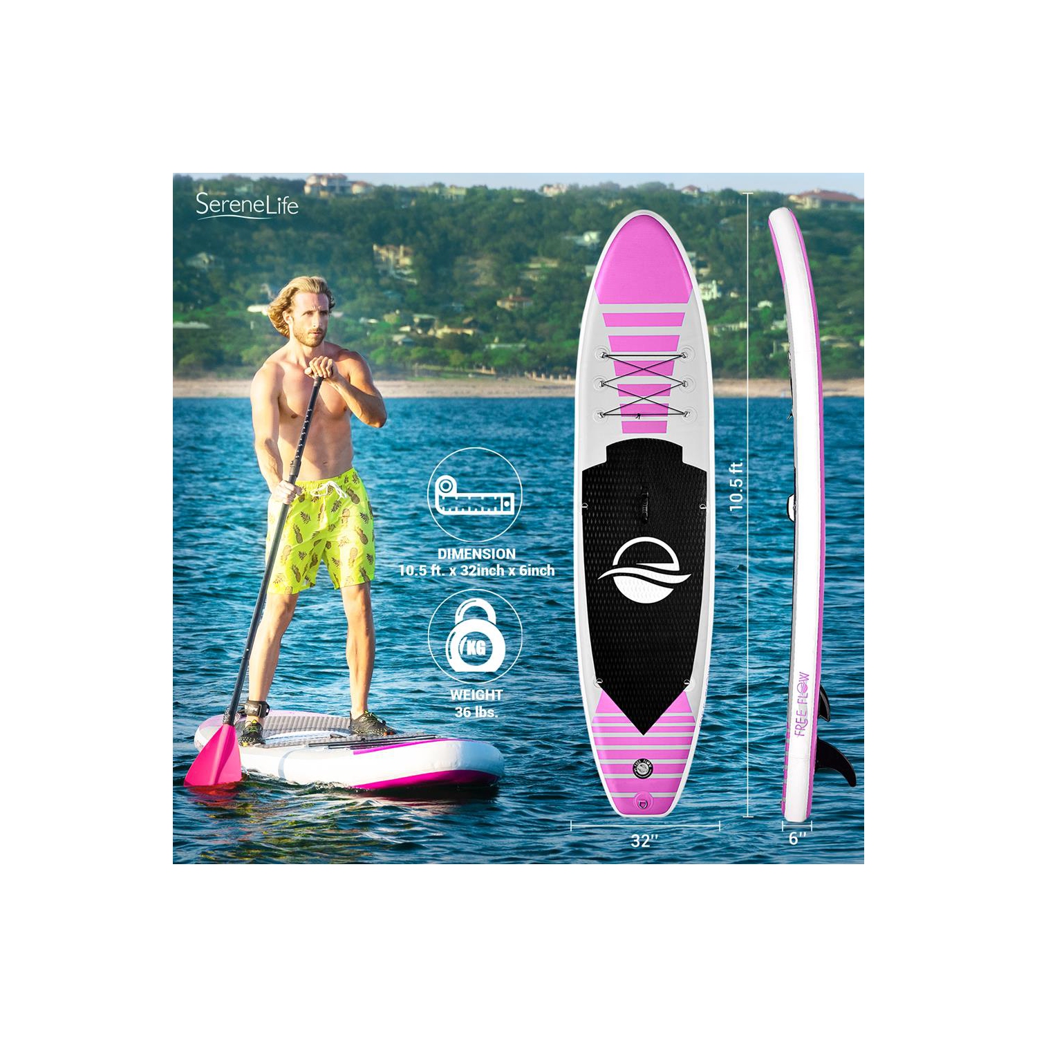 Planche à rame gonflable Free-Flow