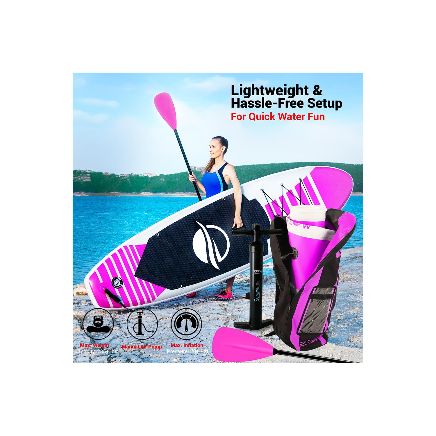 Planche à rame gonflable Free-Flow