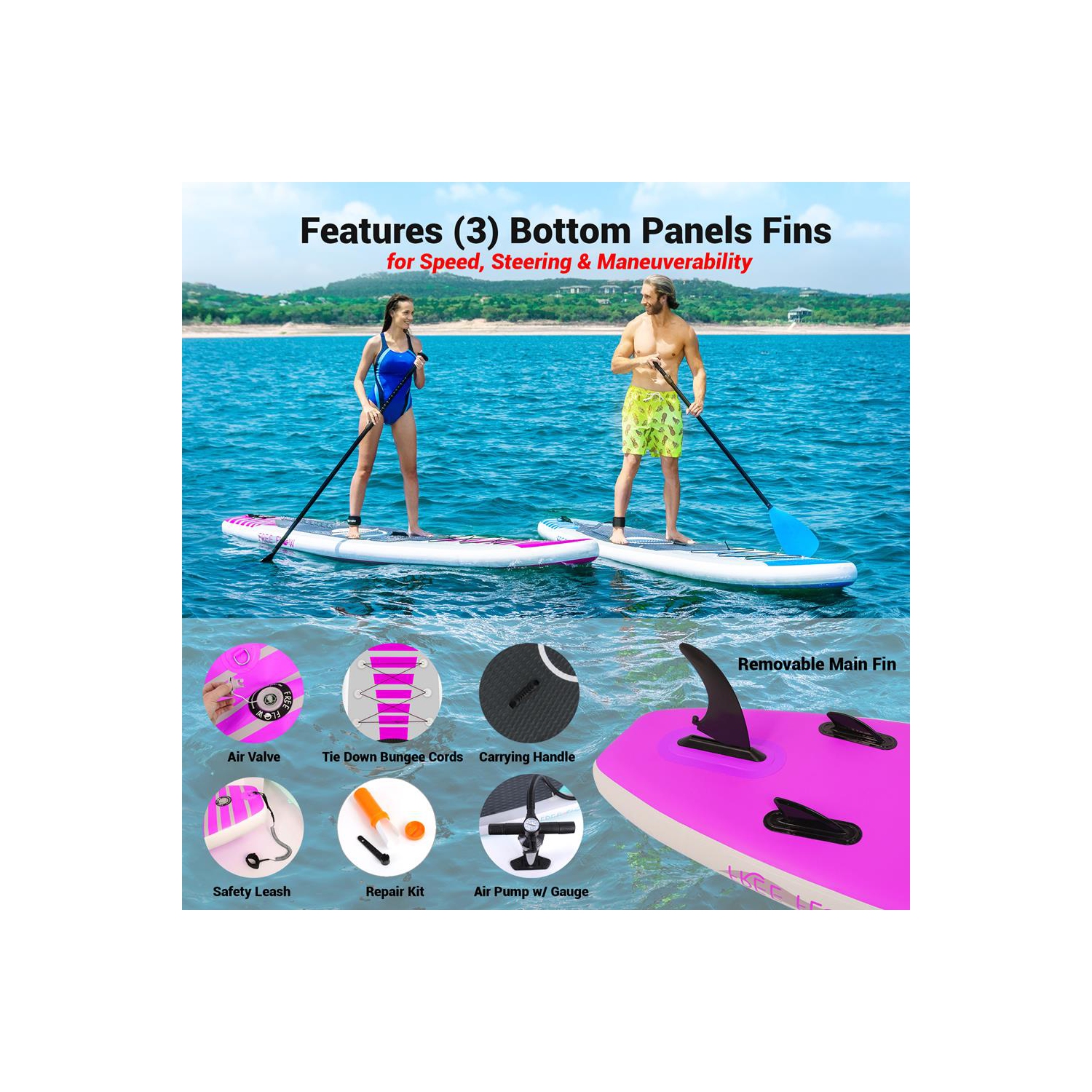 Planche à rame gonflable Free-Flow