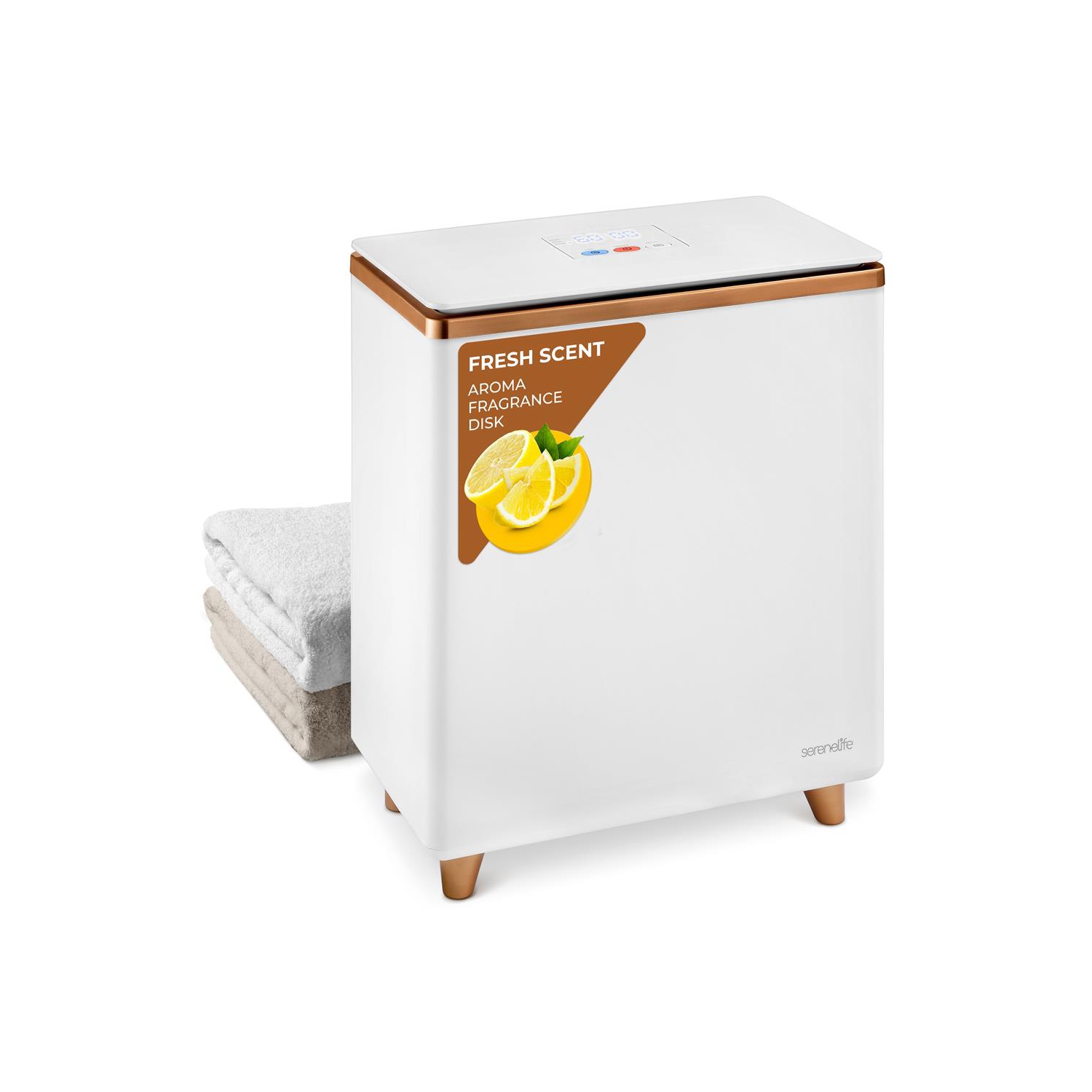 Rectangular Towel Warmer Bucket - Large Capacity Single Touch Towel & Blanket Warmer