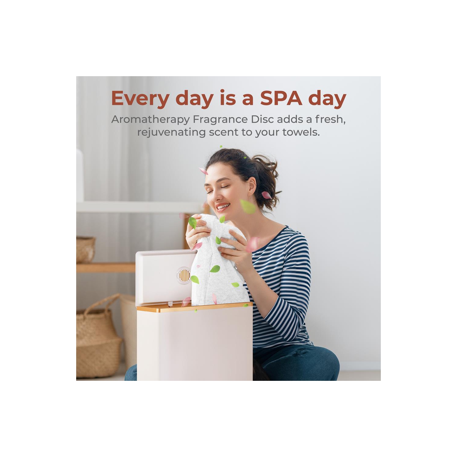 Rectangular Towel Warmer Bucket - Large Capacity Single Touch Towel & Blanket Warmer