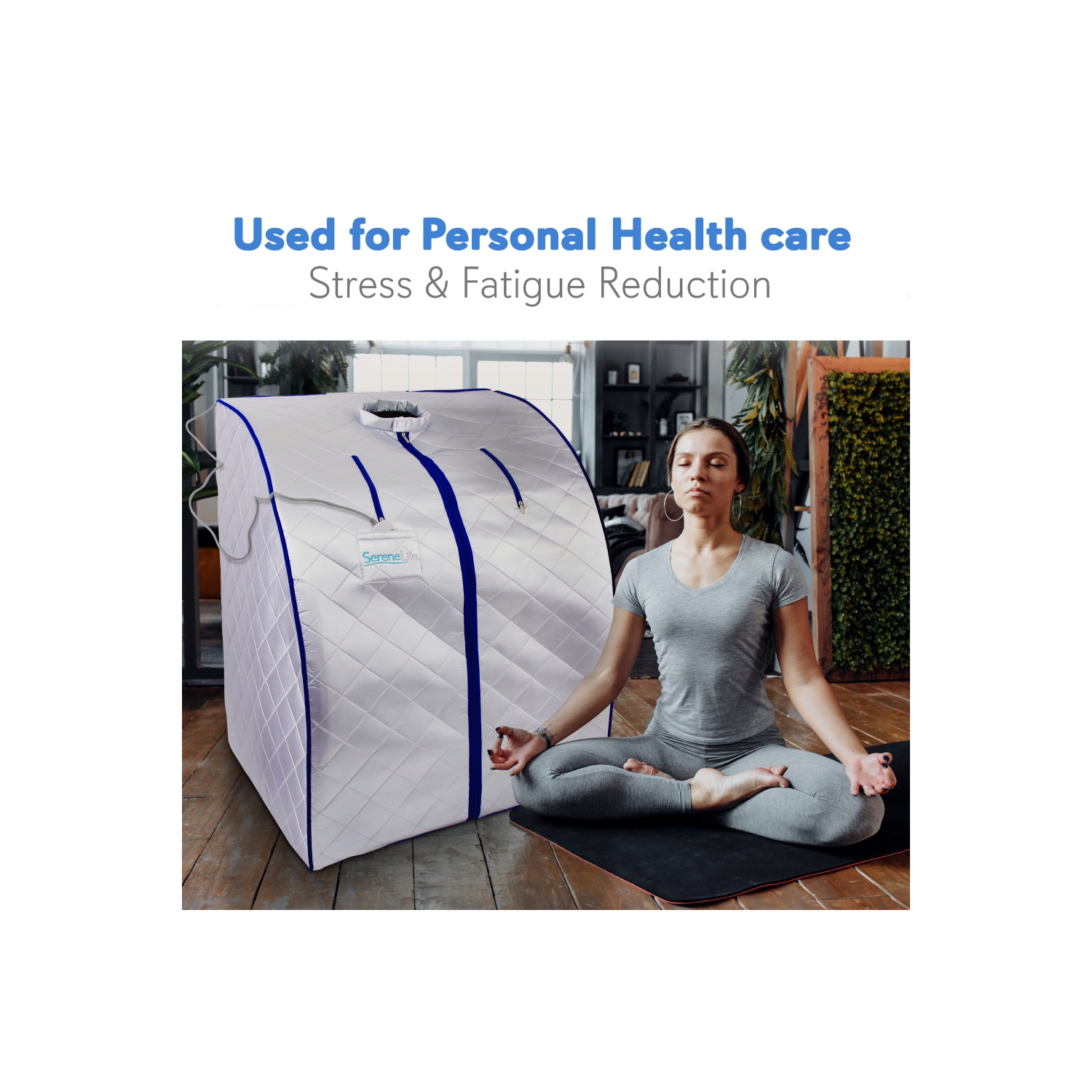 Sauna compact et portatif - sauna chauffant personnel à vapeur Detox Spa