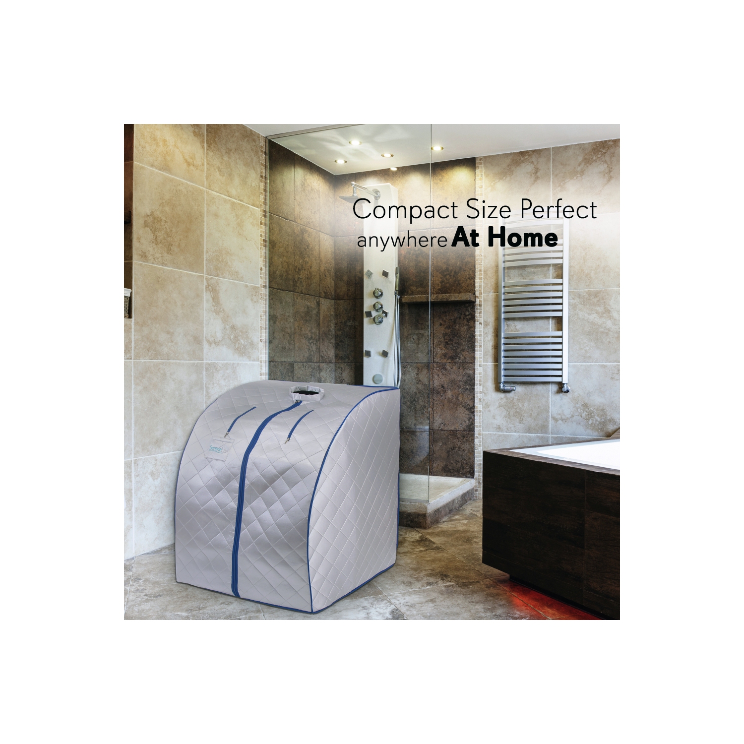Sauna compact et portatif - sauna chauffant personnel à vapeur Detox Spa