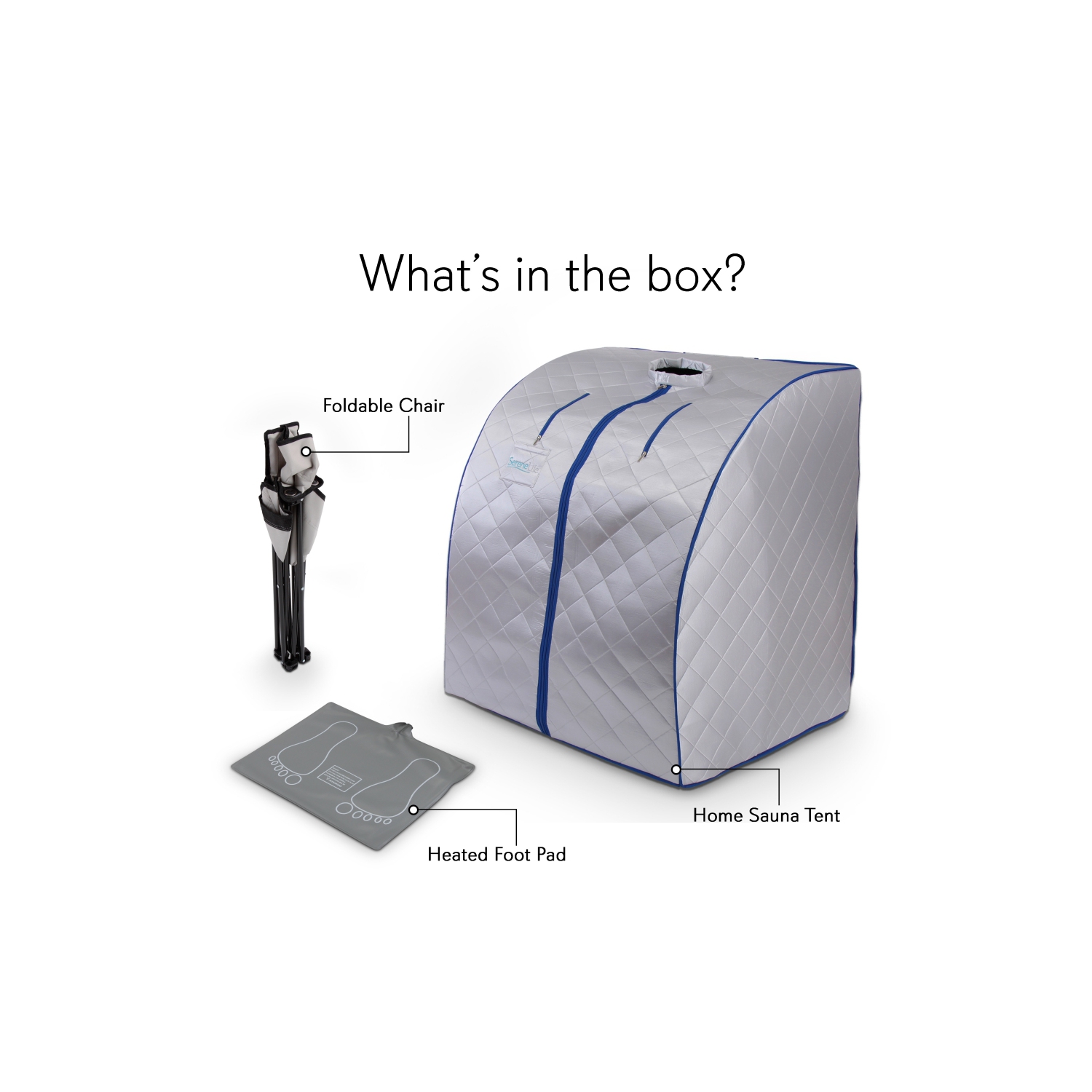 Sauna compact et portatif - sauna chauffant personnel à vapeur Detox Spa