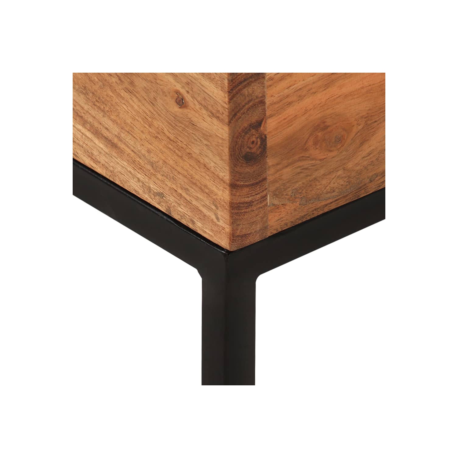 vidaXL Side Table 30x30x33 cm Solid Acacia Wood