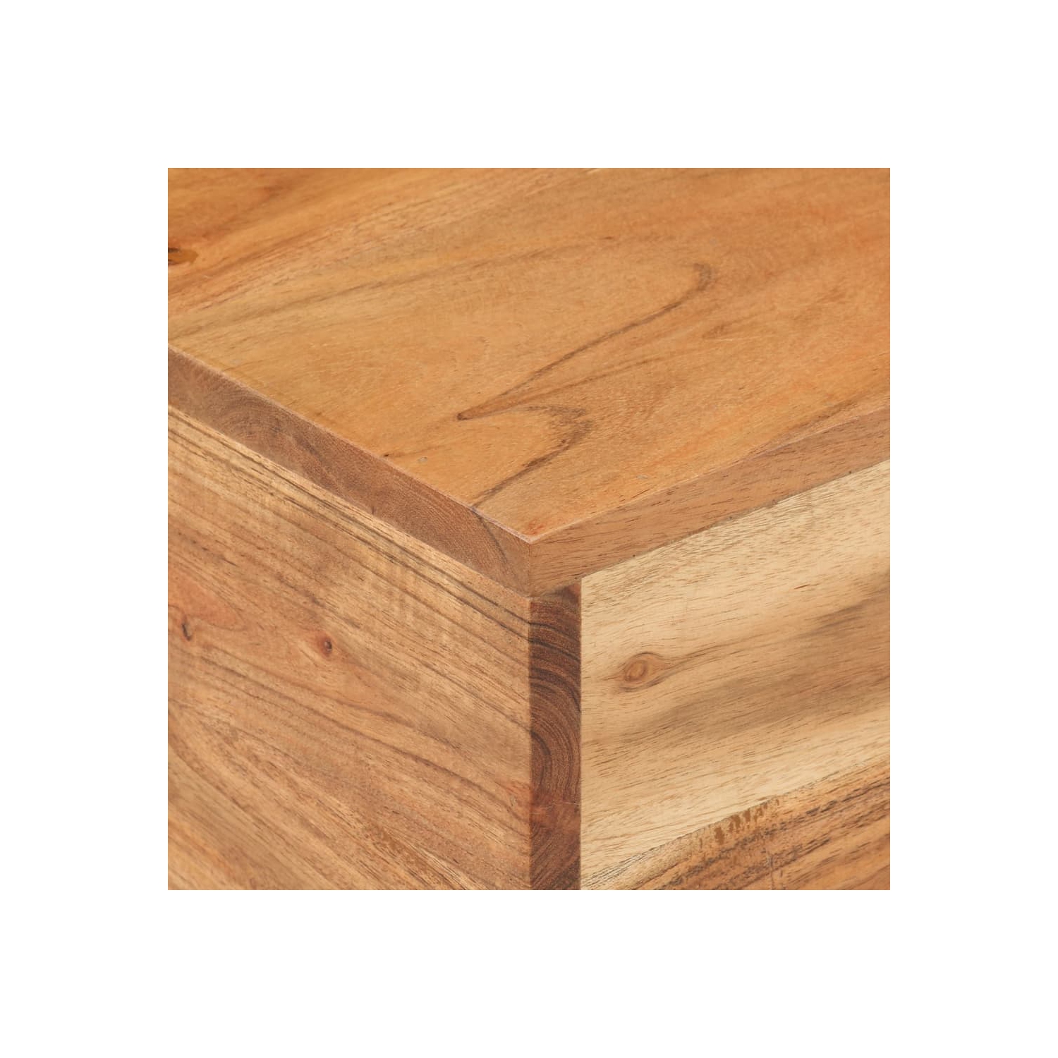 vidaXL Side Table 30x30x33 cm Solid Acacia Wood