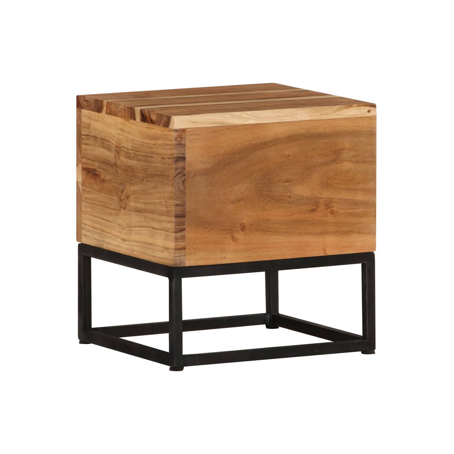 vidaXL Side Table 30x30x33 cm Solid Acacia Wood