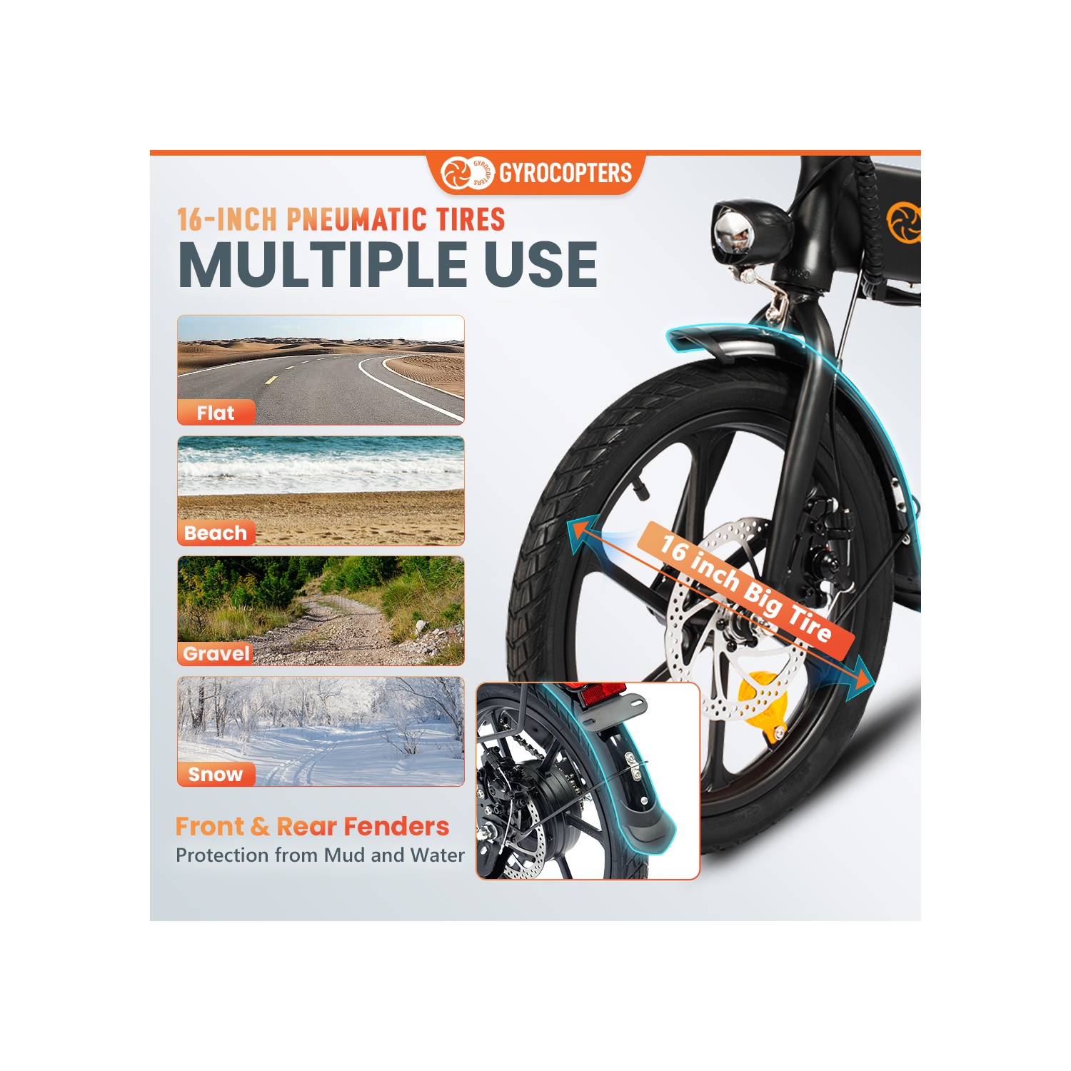 Remis à neuf vélo électrique pliable Whiz de Gyrocopters | compact pliable à 3 niveaux pour vélo électrique | moteur 350W | vitesse jusqu'à 25kmh