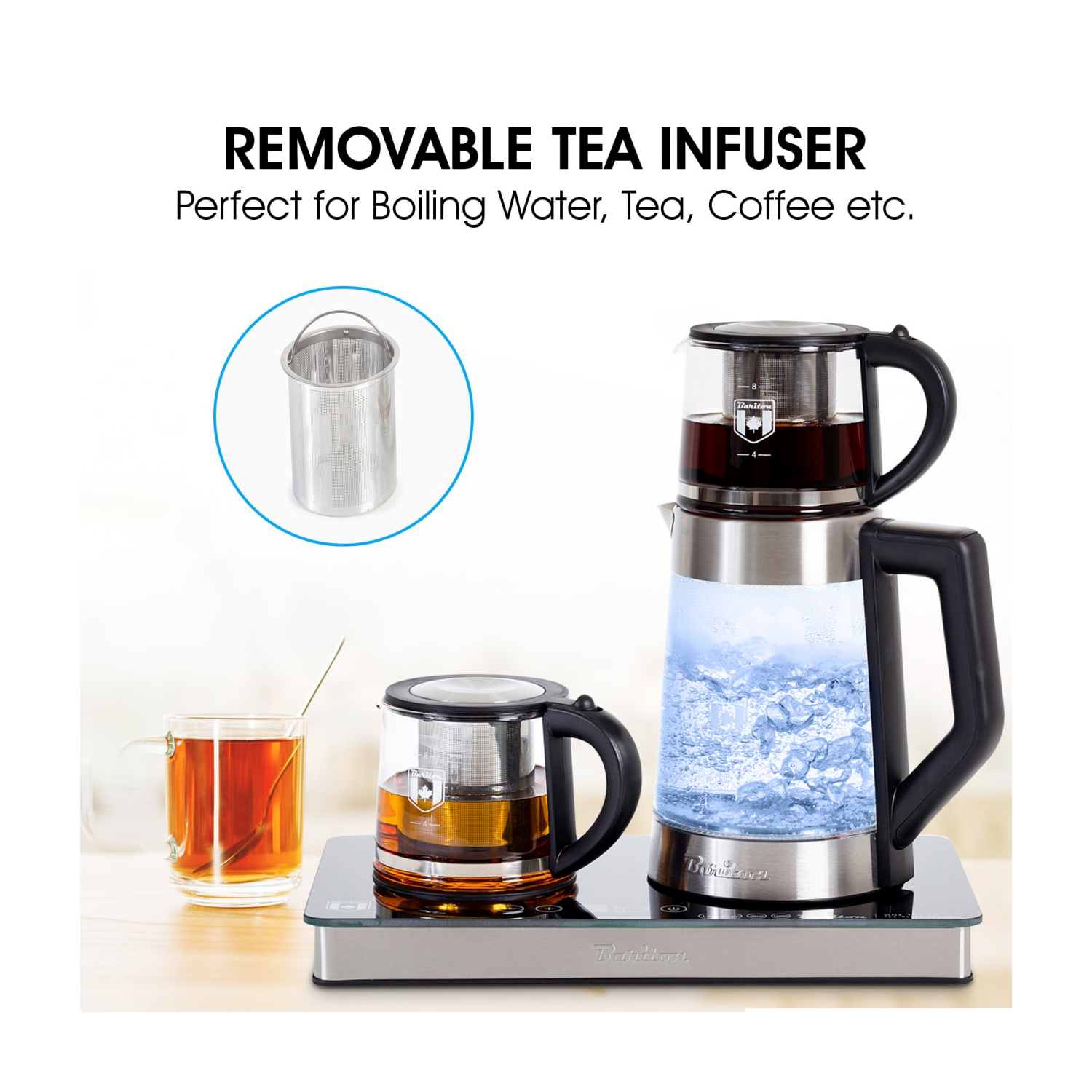 Electric tea & coffee maker model BTM-1795GS