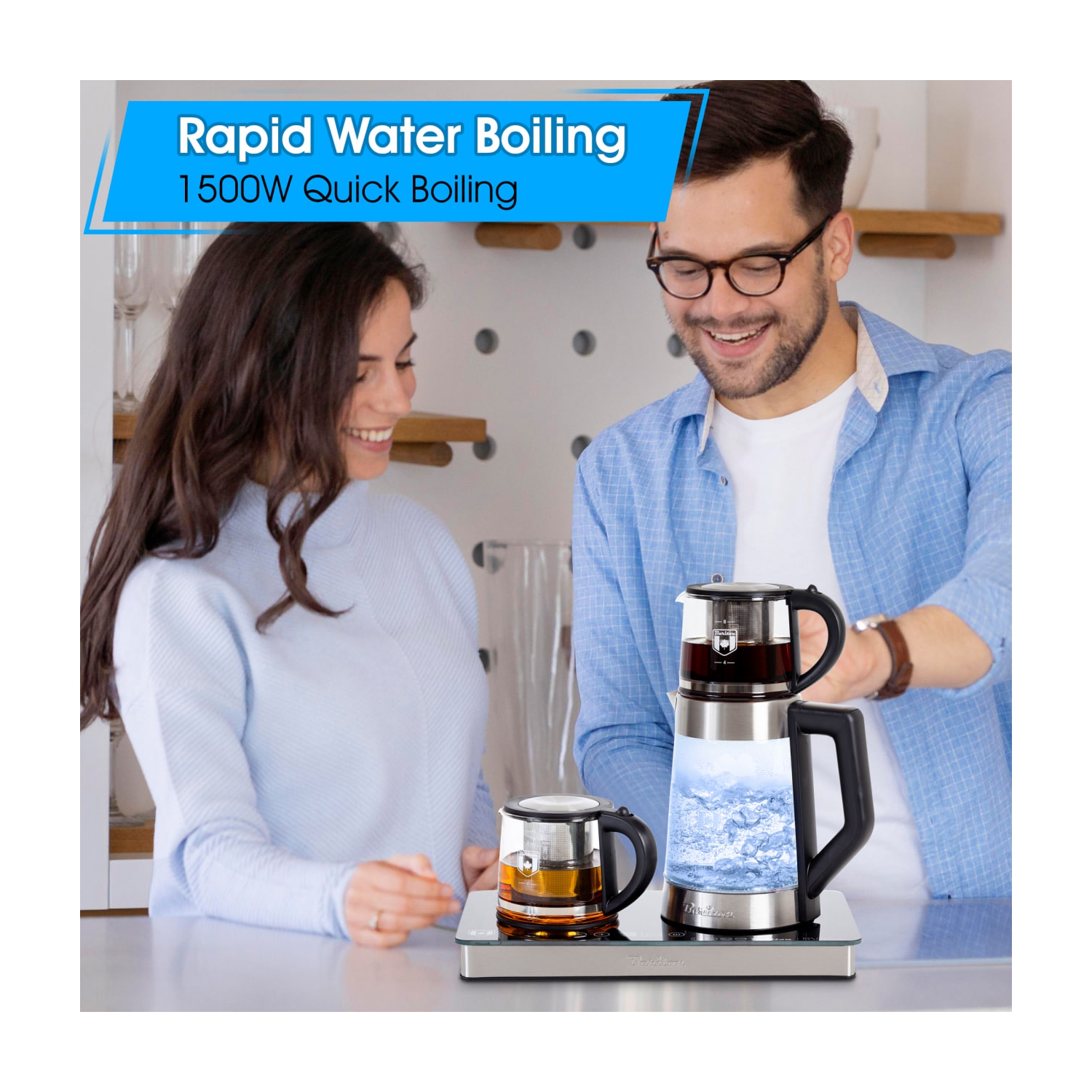 Electric tea & coffee maker model BTM-1795GS