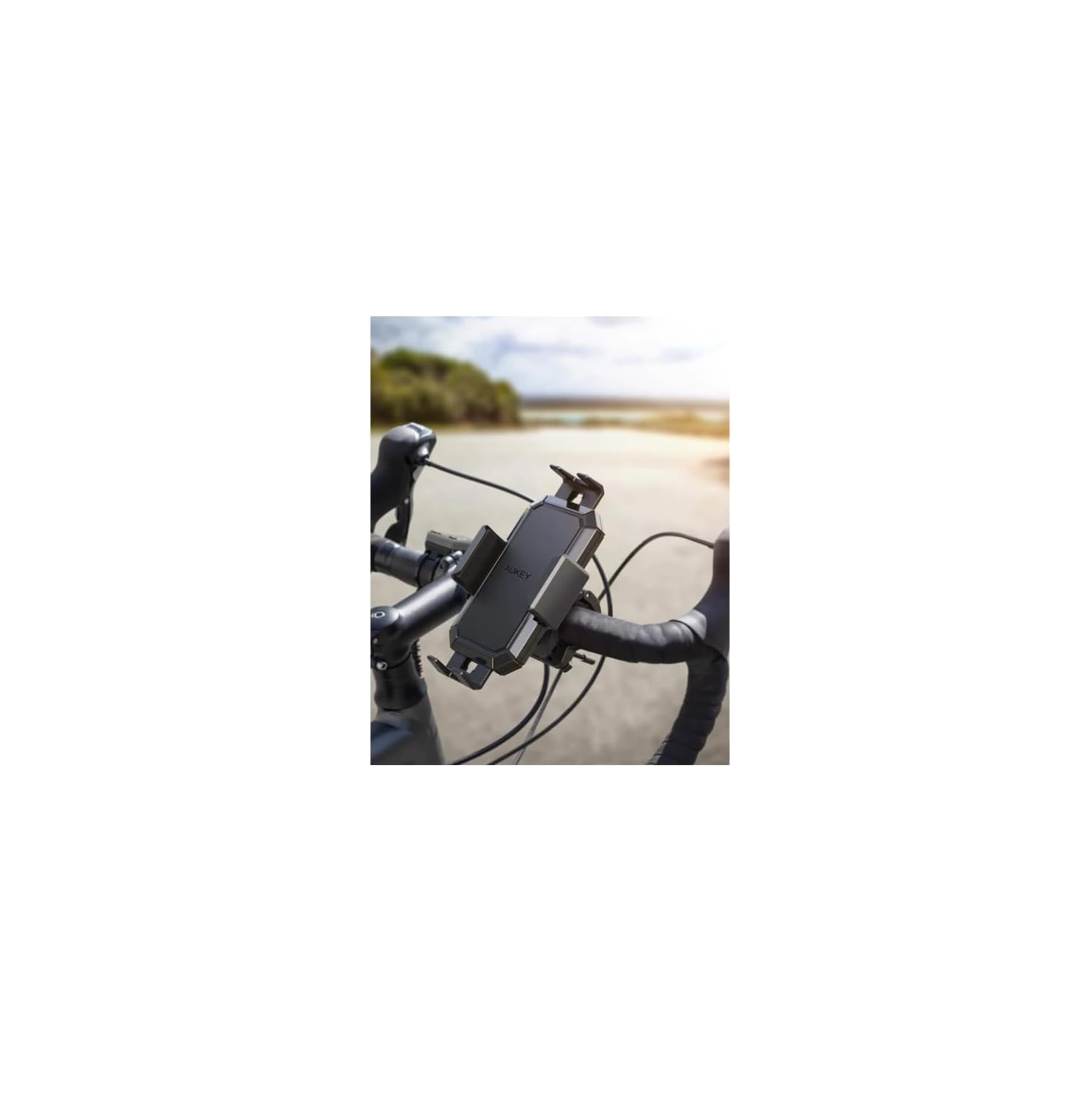 Tout neuf – support de téléphone pour vélo AUKEY HD-C51, noir