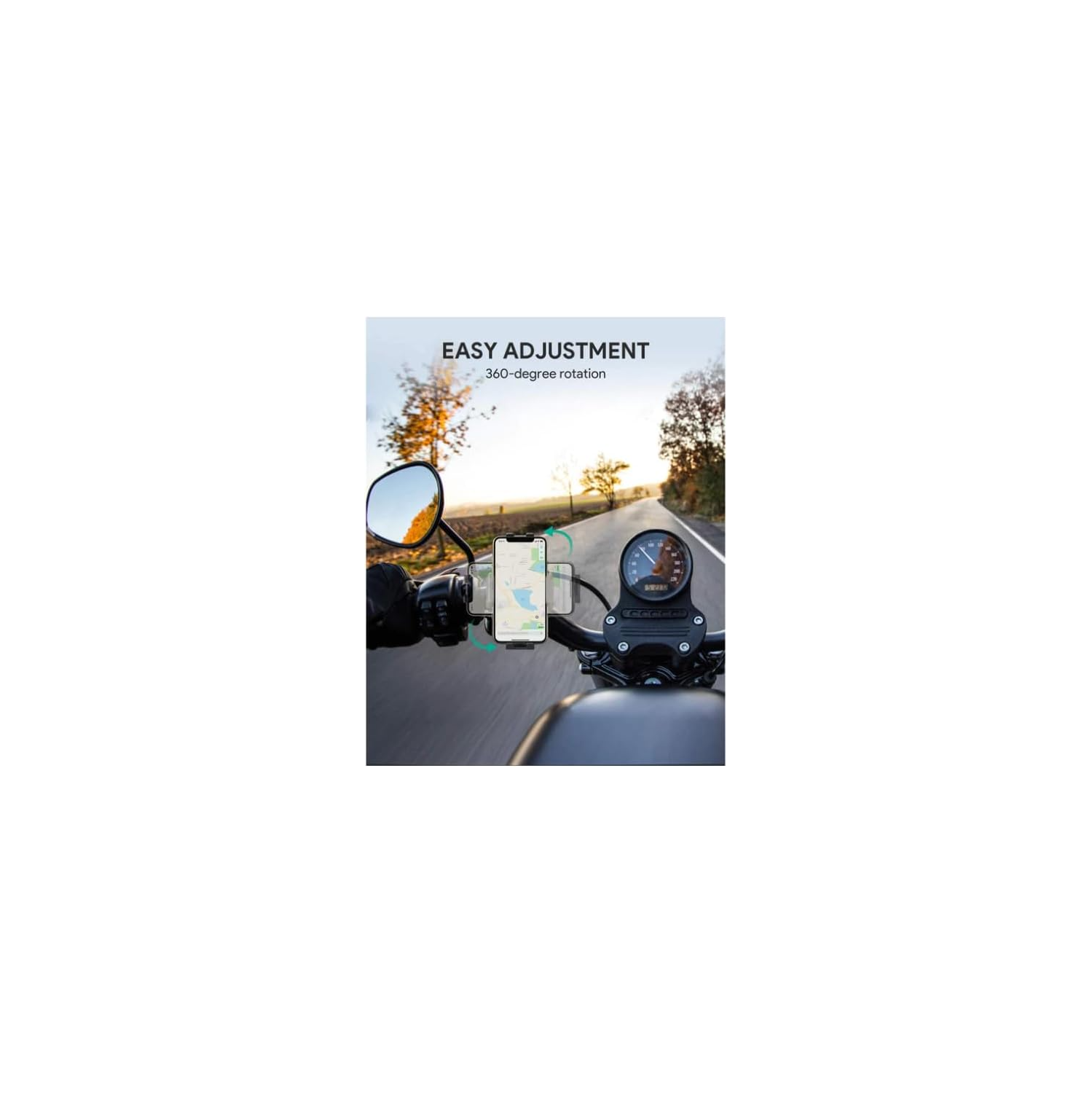 Tout neuf – support de téléphone pour vélo AUKEY HD-C51, noir