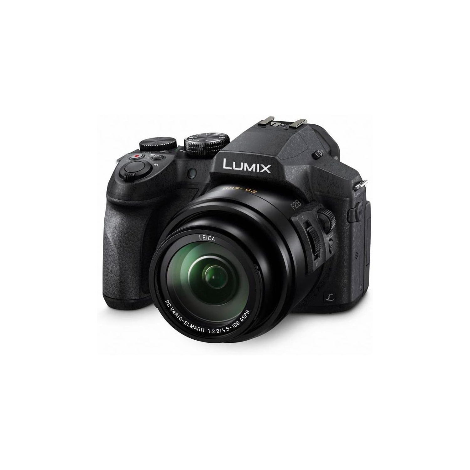 Panasonic Lumix FZ300 12.1 Megapixel Bridge Camera - Black - 3 Touchscreen LCD - 16:9 - 24x Optical Zoom - 4x - Hybrid (IS) - 4000 x 3000 Image - 3840 x 2160 Video - HDMI - HD Mov