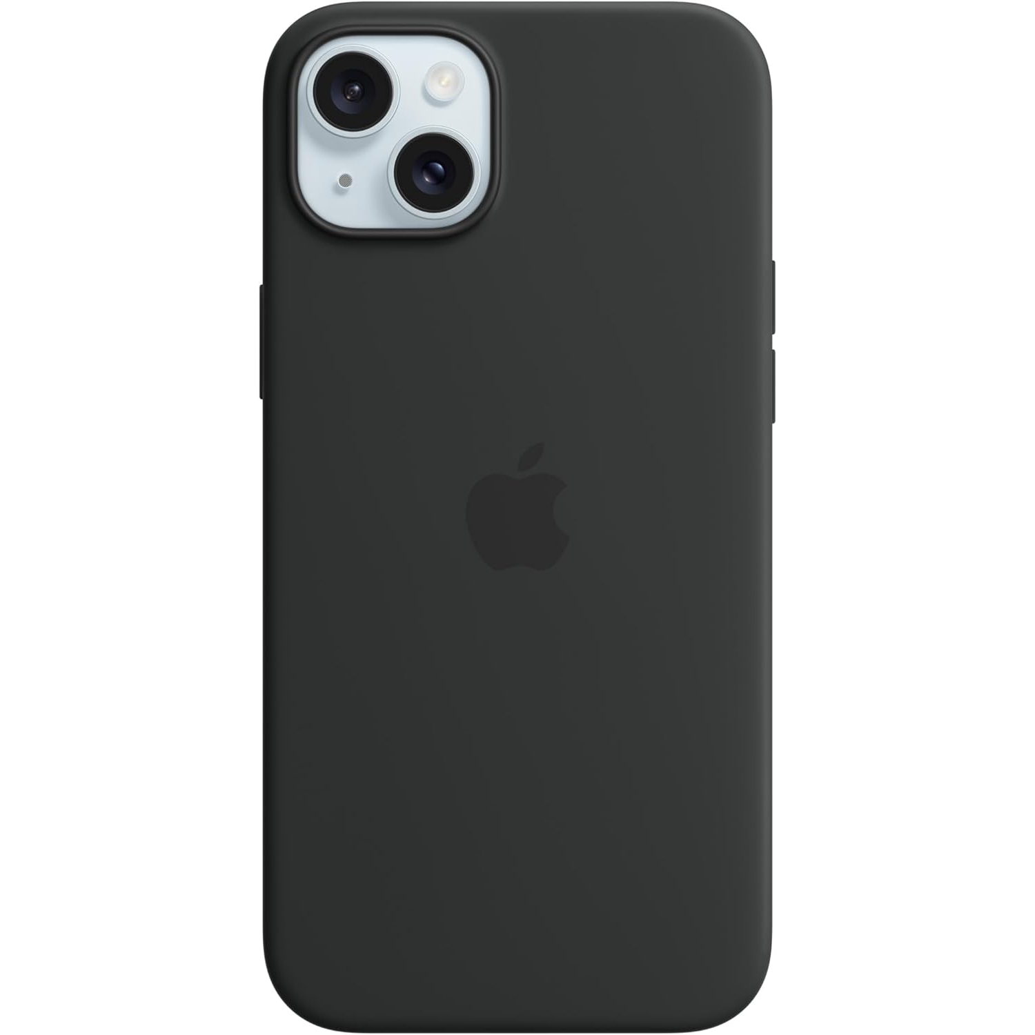 Apple iPhone 15 Plus Silicone Case with MagSafe - Black