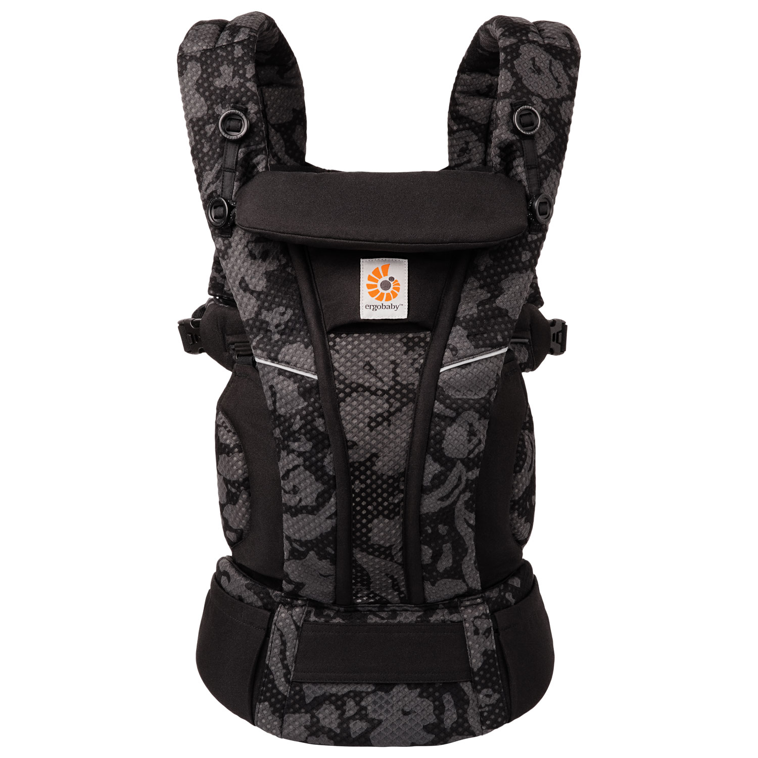 Ergobaby Omni Breeze Four Position Baby Carrier - Onyx Blooms