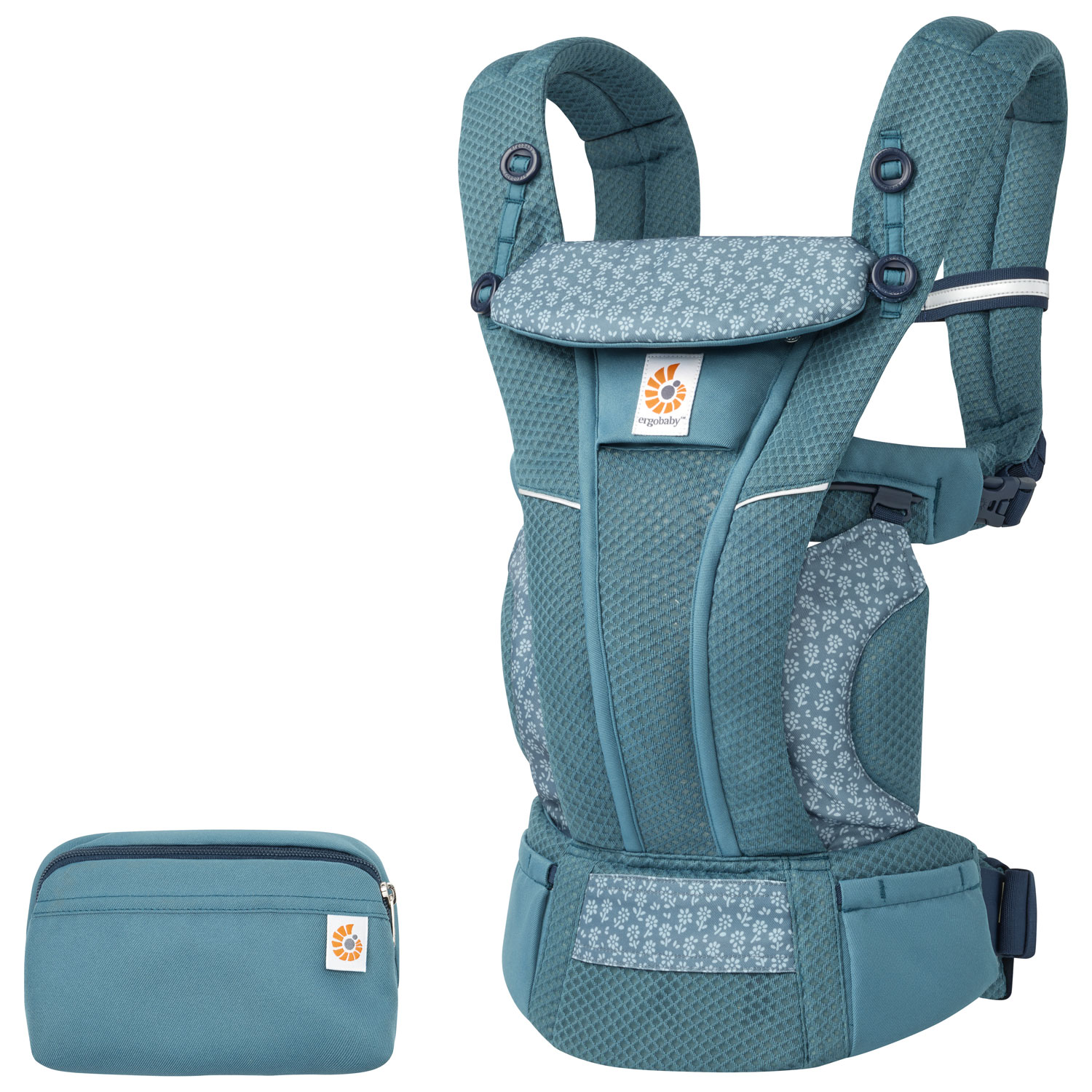 Ergobaby Omni Breeze Four Position Baby Carrier - Twilight Daisy