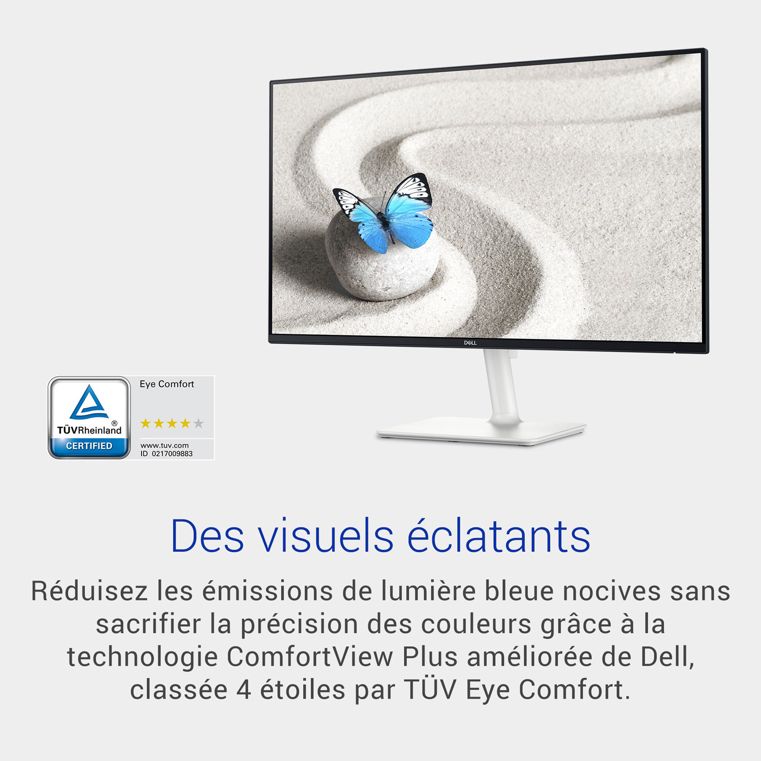 Dell 27" WQHD 100Hz 4ms IPS LED Monitor - Silver