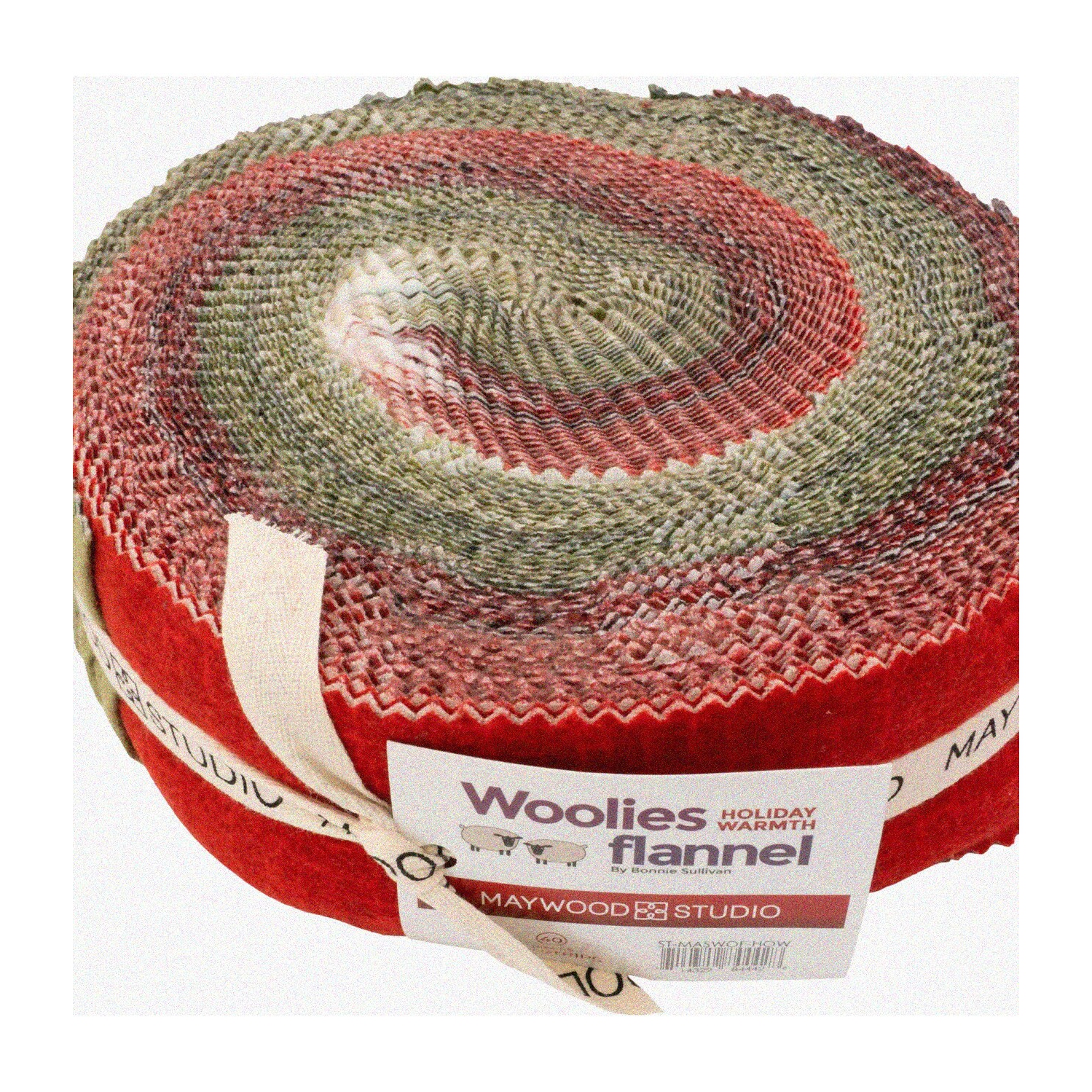 Cozy Christmas Woolies Flannel Holiday Warmth 2.5" Jelly Roll - 40 Strips