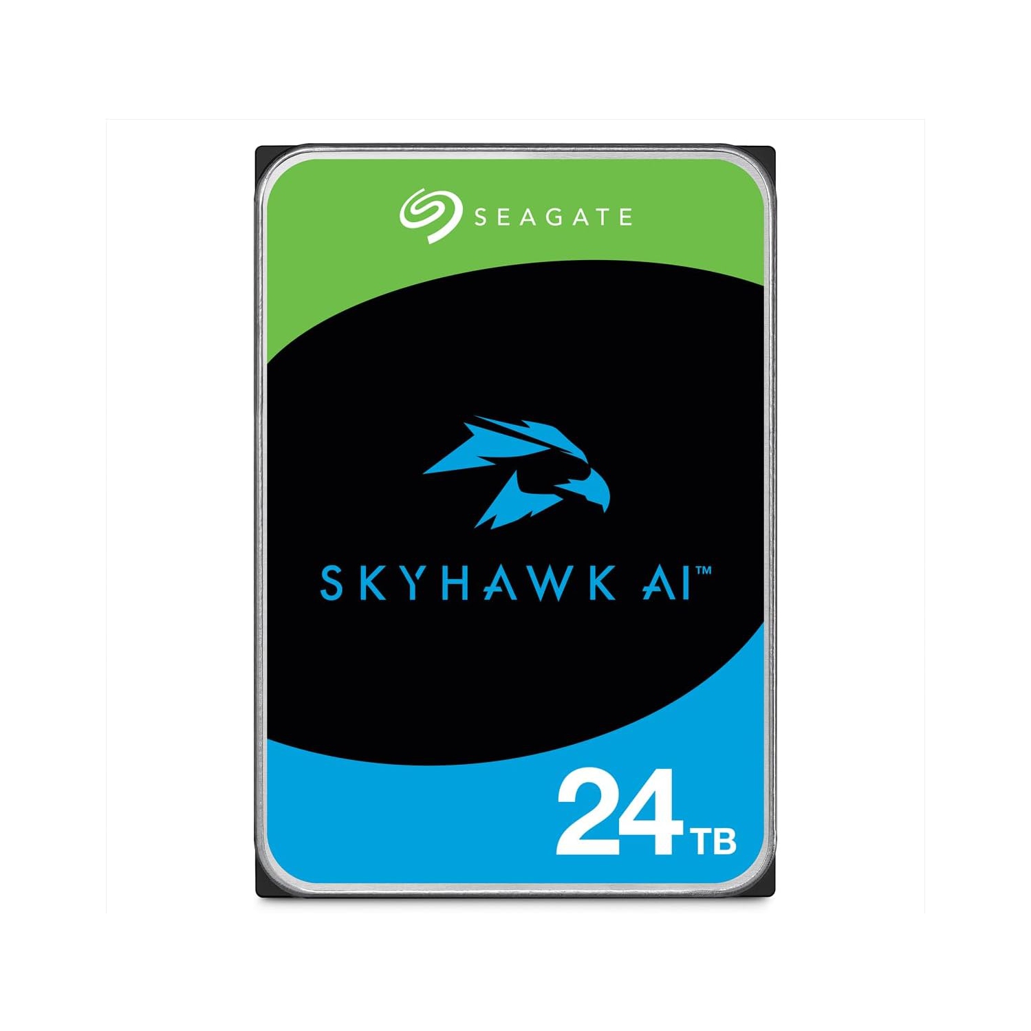 Seagate Skyhawk AI 24TB Video Internal Hard Drive HDD – 3.5 Inch SATA 6Gb/s 512MB Cache for DVR NVR Security Camera System with in-House Rescue