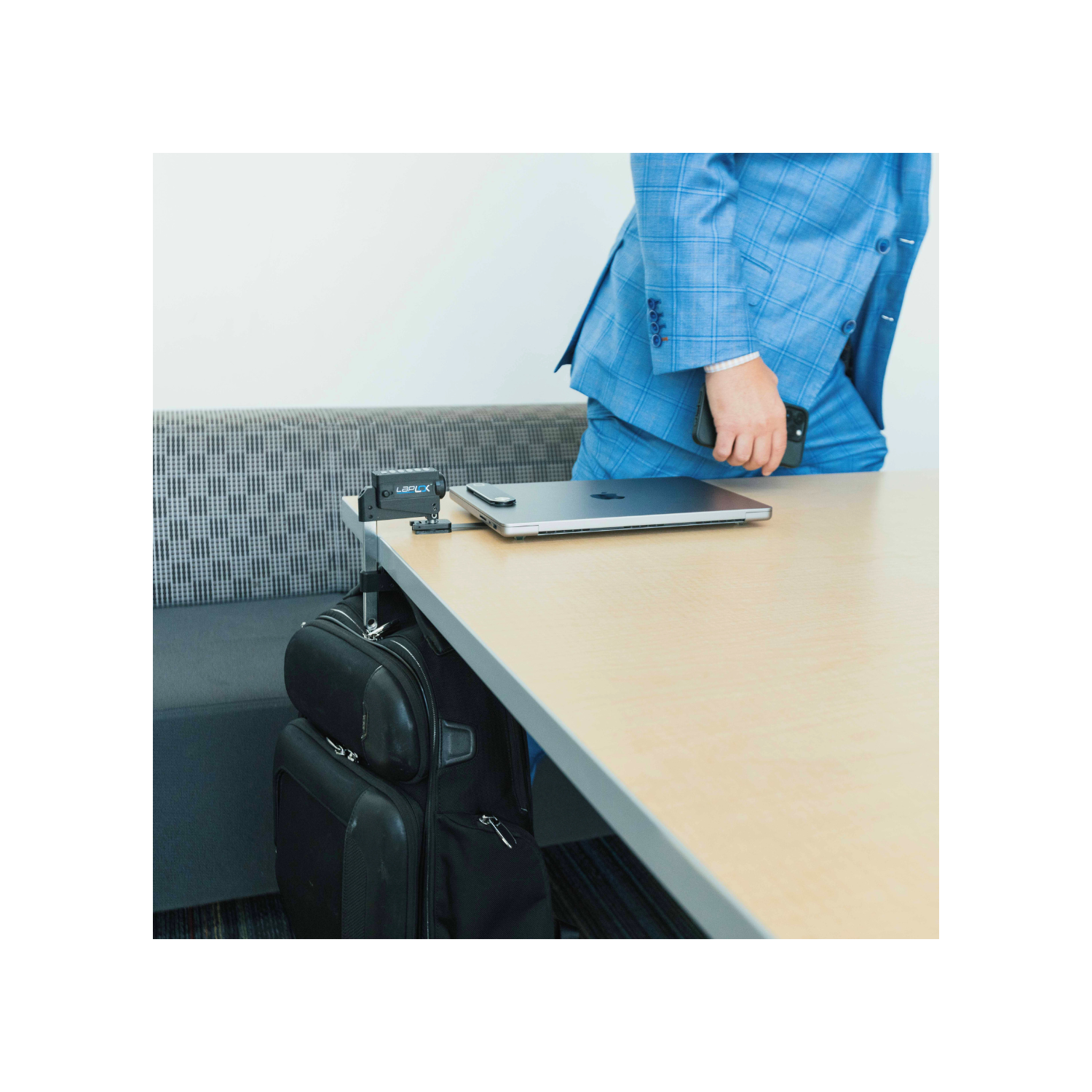 TechLok LapLok Intelligent Universal Laptop Lock Device | Compatible with All Types of Tablets and Laptops | Durable Anti-Theft Security Laptop