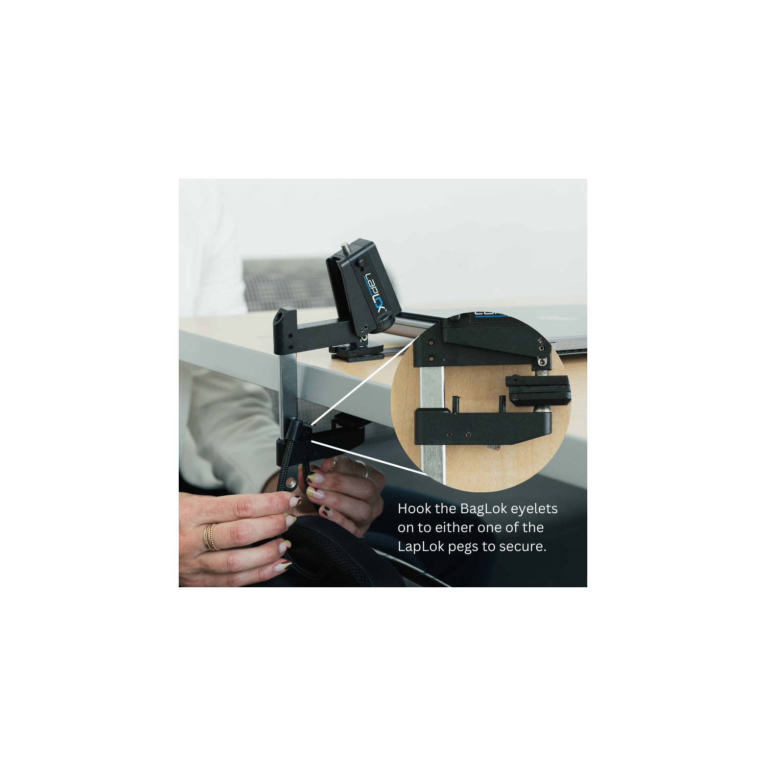 Dispositif antivol BagLok de TechLok | sécurité avancée pour votre sac ou votre valise | compatible avec le dispositif de verrouillage intelligent