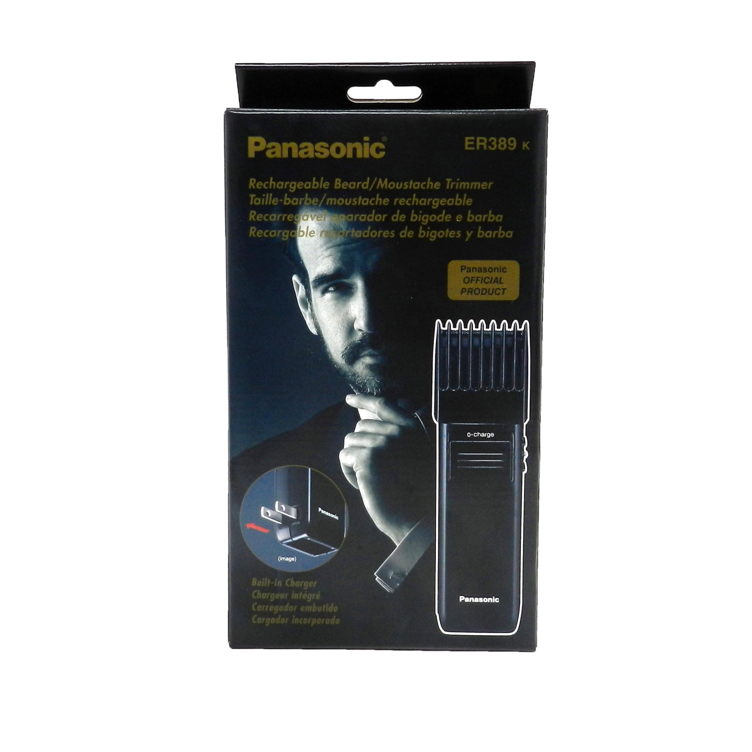 Tondeuse rechargeable à barbe et moustache ER389K de Panasonic
