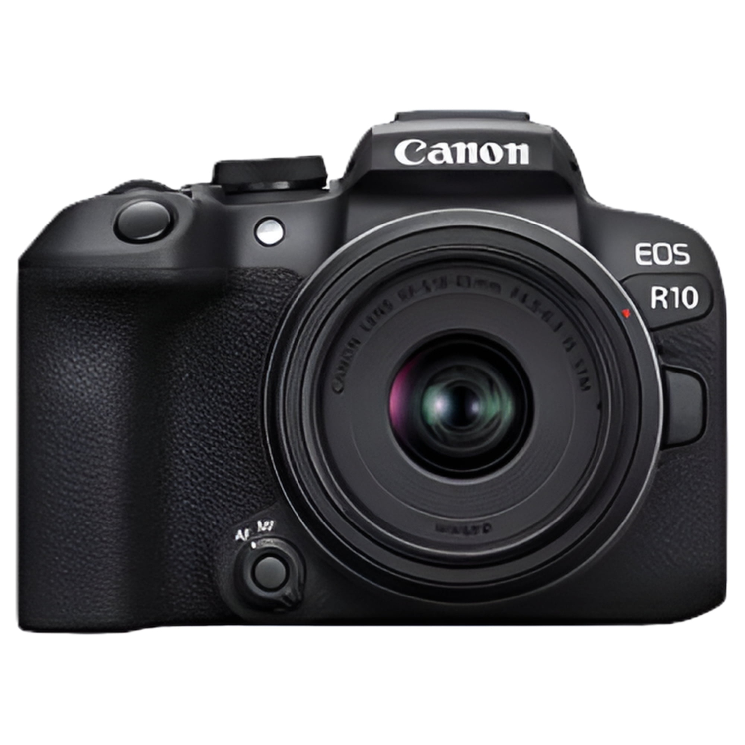 Appareil photo sans miroir EOS R10 de Canon avec objectif RF-S 18-45&nbsp;mm f/4,5-6,3 IS STM - Noir