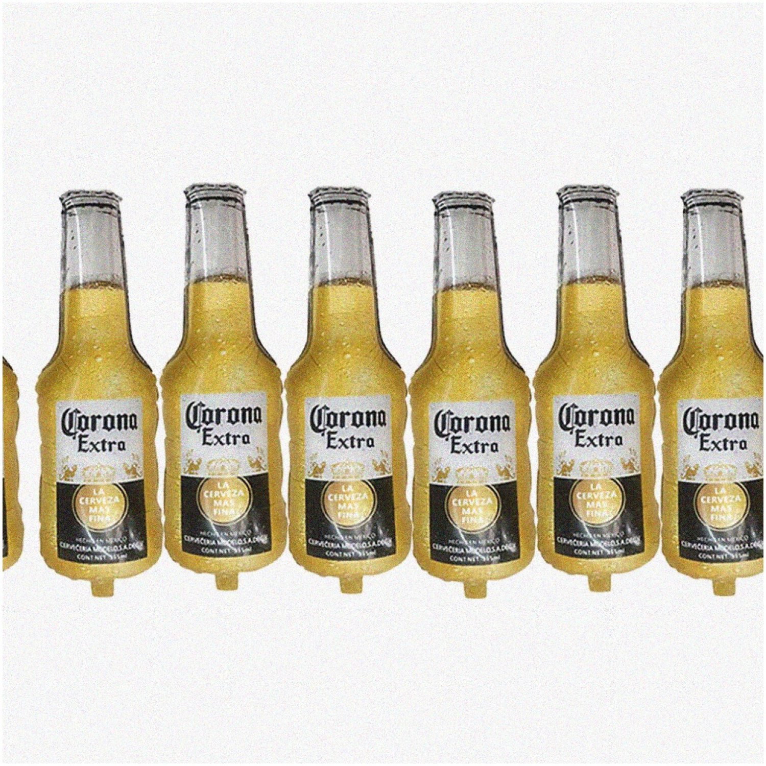 Corona Fiesta Pack: 6 Jumbo Beer Bottle Balloons - Perfect Man Cave Decorations for Birthday Parties & Beer Celebrations!