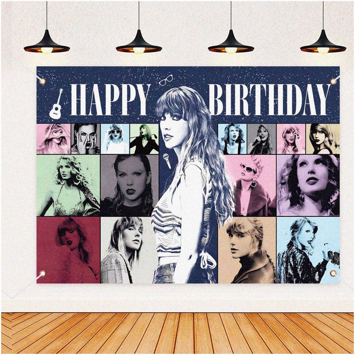 Swiftie Serenade 53FT Birthday Banner: Singer Inspired Music Party Decorations & Taylor Swift Party Backdrop