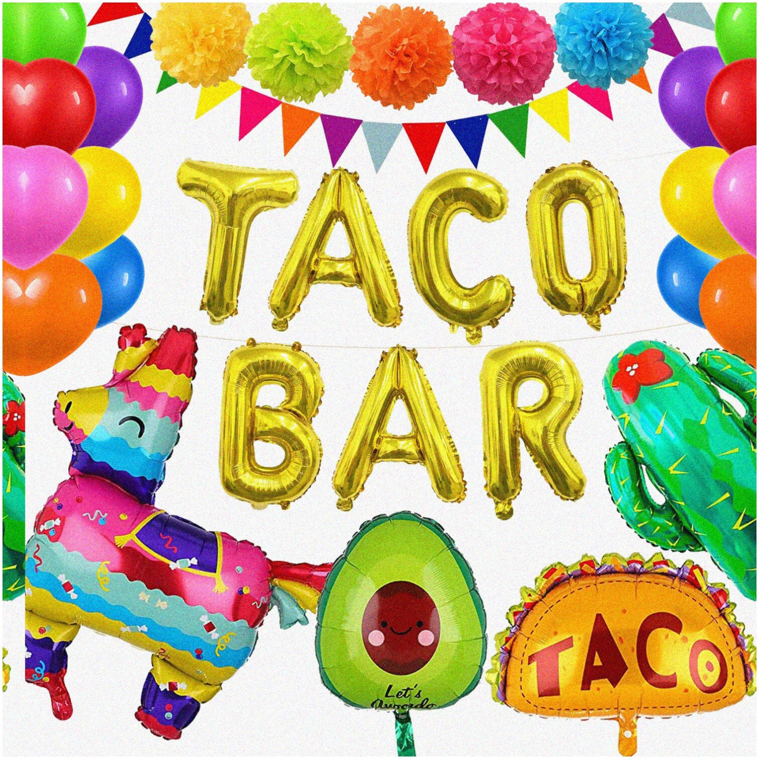 Fiesta Fun Pack: Taco Party & Cinco De Mayo Decorations - Mexican Fiesta Supplies for a Festive Taco Birthday Bash!