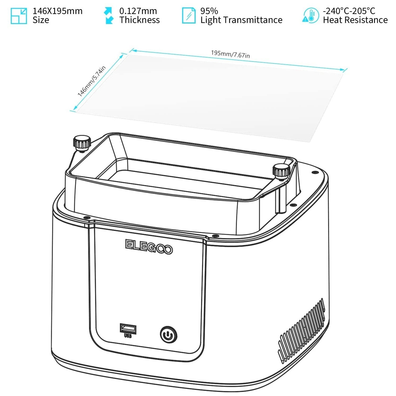 Film FEP ELEGO mars 3 Pro 2,0