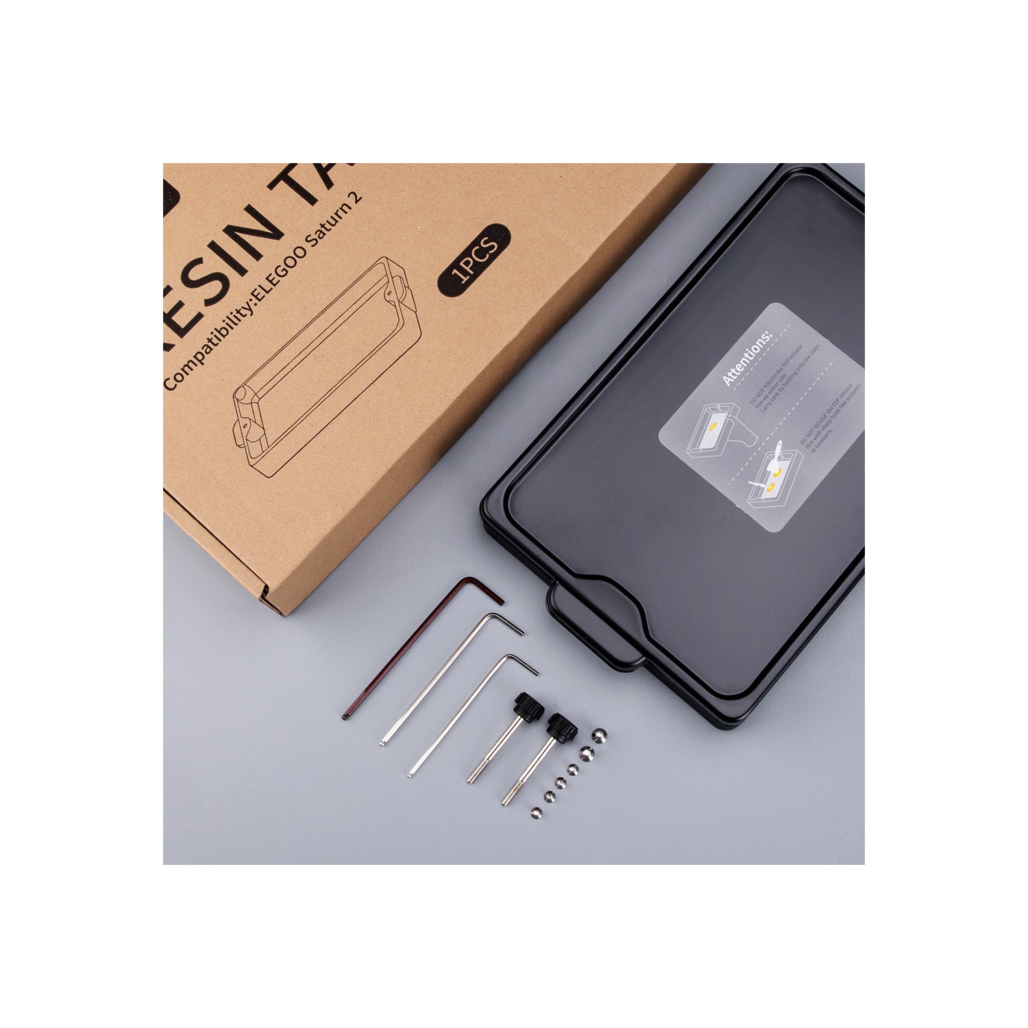 Elegoo Metal Resin Tank For Saturn 2 3D Printer