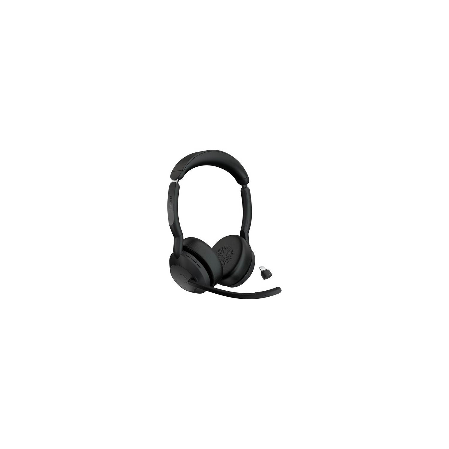 Casque d'écoute 100 % sans fil Bluetooth 5,2 à suppression active du bruit avec micro Evolve2 55 de Jabra