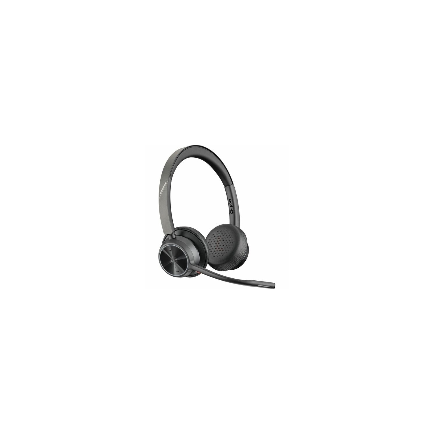 Casque d'écoute sans fil Bluetooth à suppression du bruit Poly Voyager de HP avec microphone - Noir -