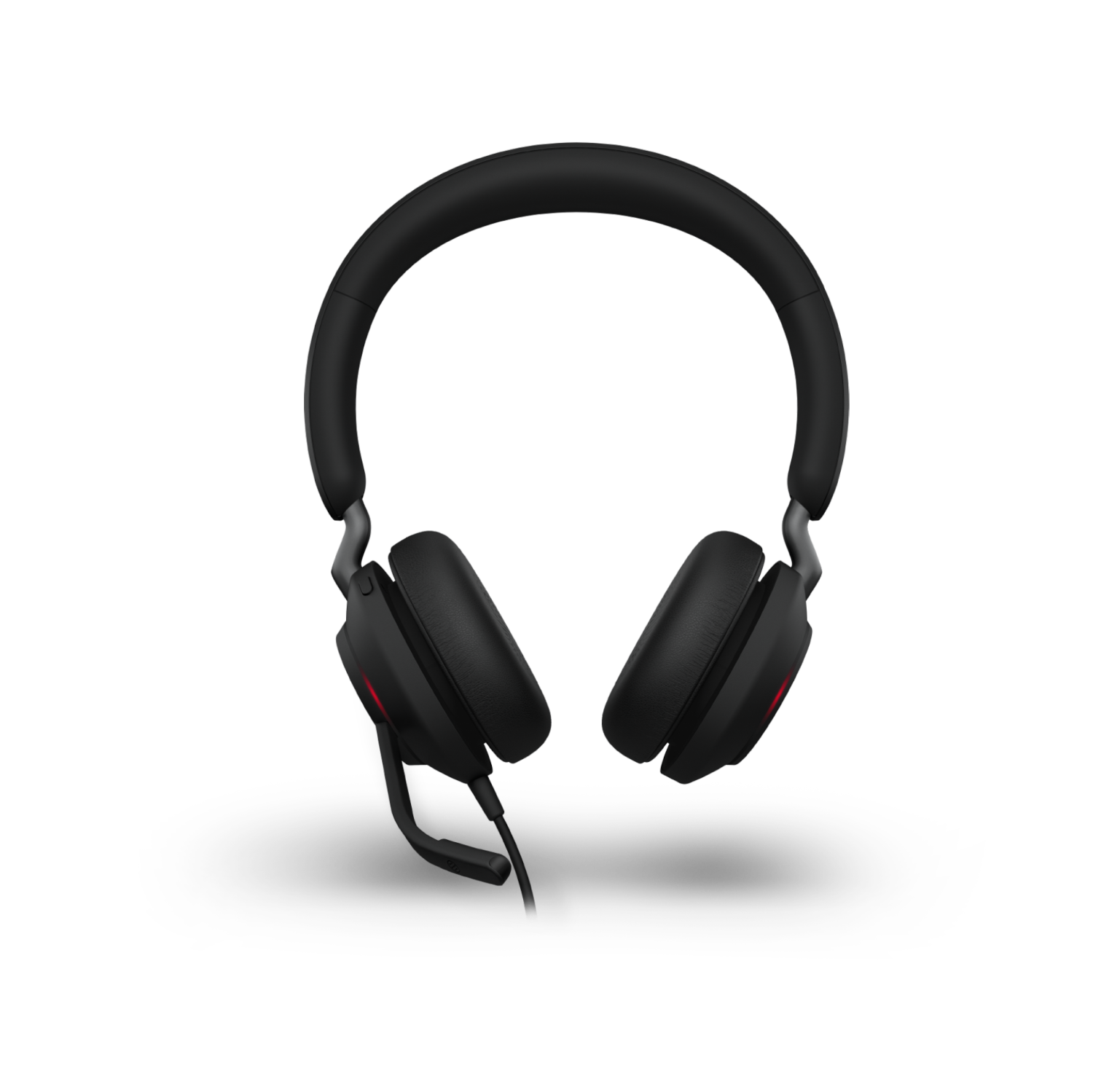 Jabra Evolve2 40 On-Ear Passive Noise Cancelling Headsets with Mic