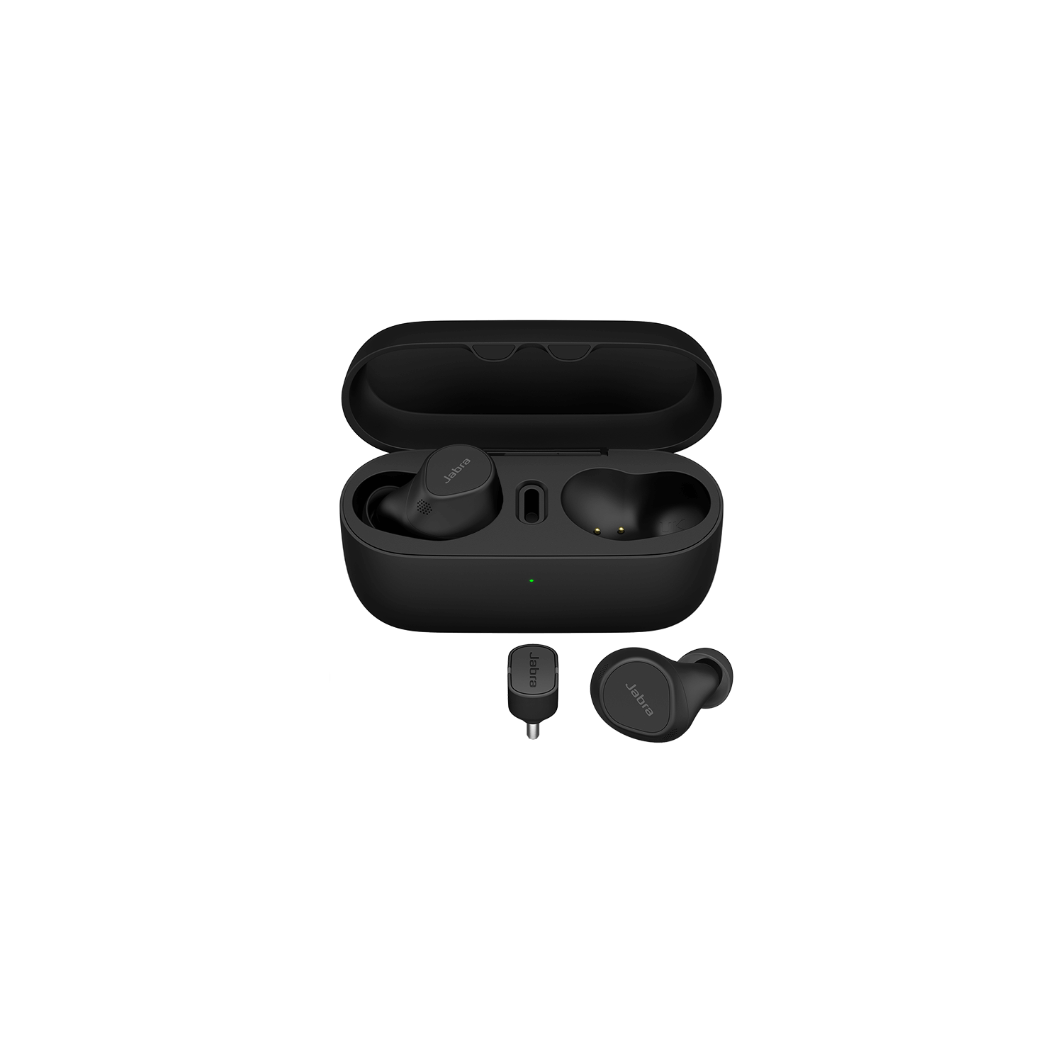 Jabra Evolve2 In-Ear/Ear Bud Active Noise Cancelling Truly Wireless Bluetooth 5.2 Headsets with Mic