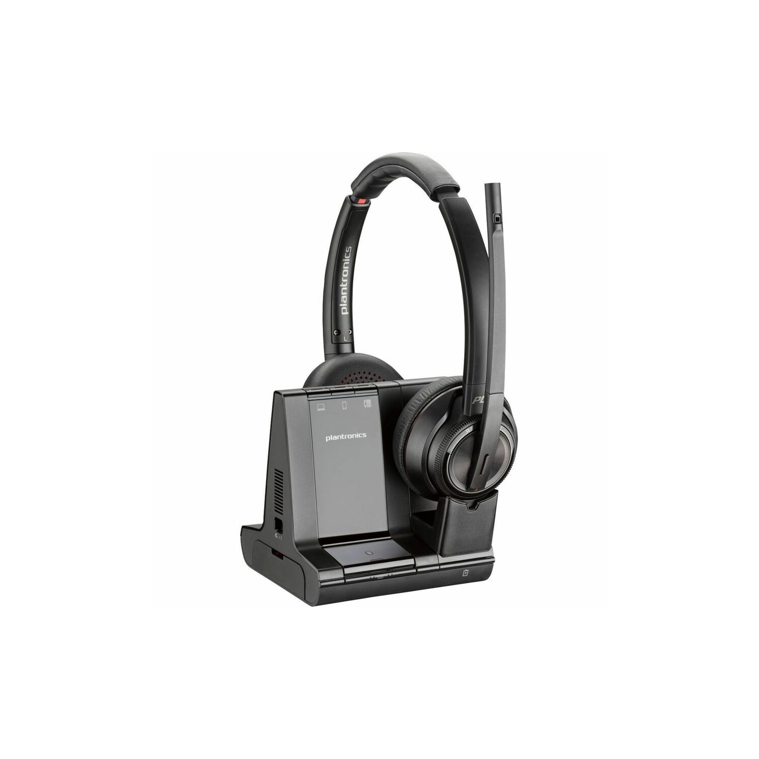 HPI POLY On-Ear Active Noise Cancelling Truly Wireless Bluetooth 4.2 Headsets with Mic - Black