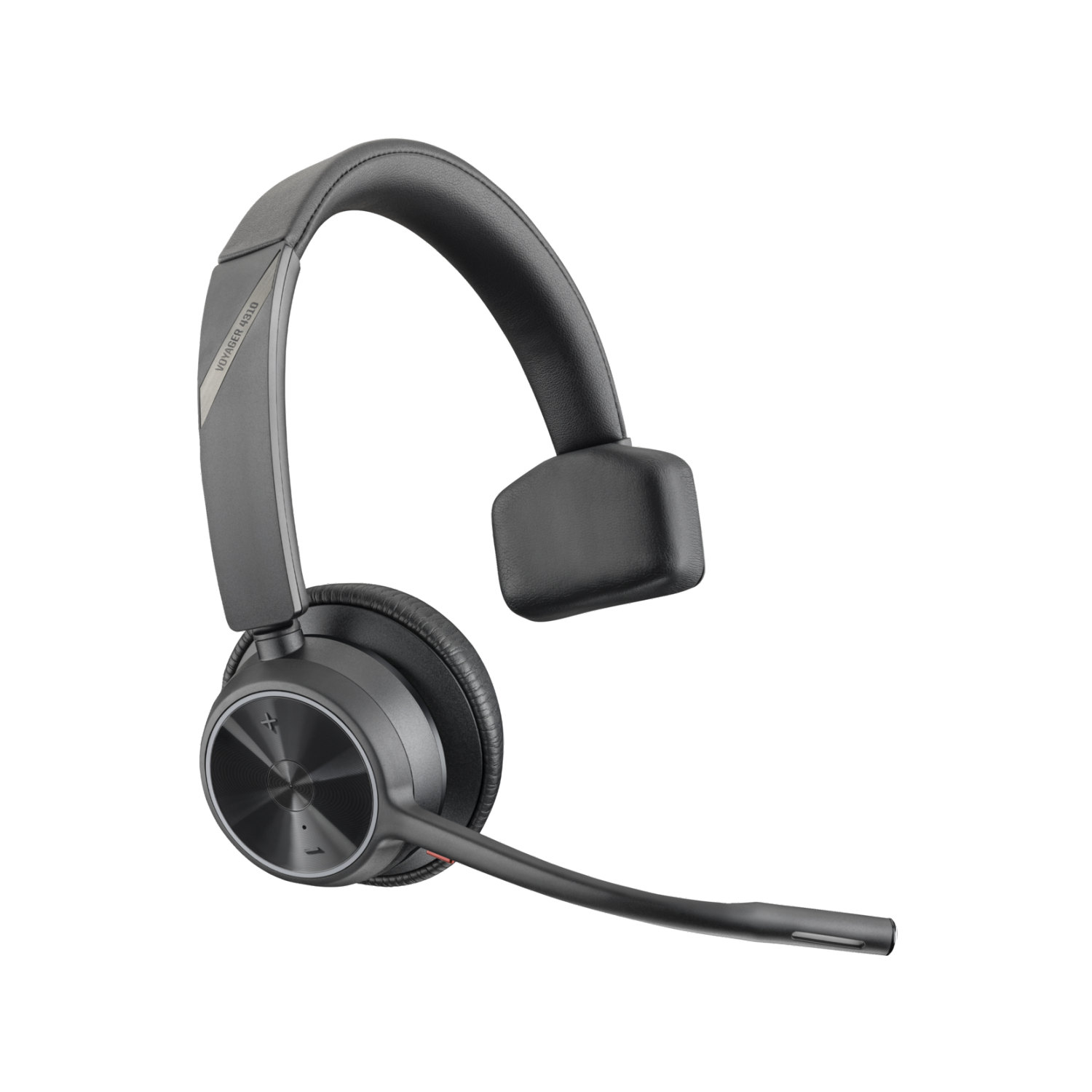 Casque d'écoute sans fil Bluetooth 5,1 à suppression du bruit passive POLY avec micro HPI - Noir