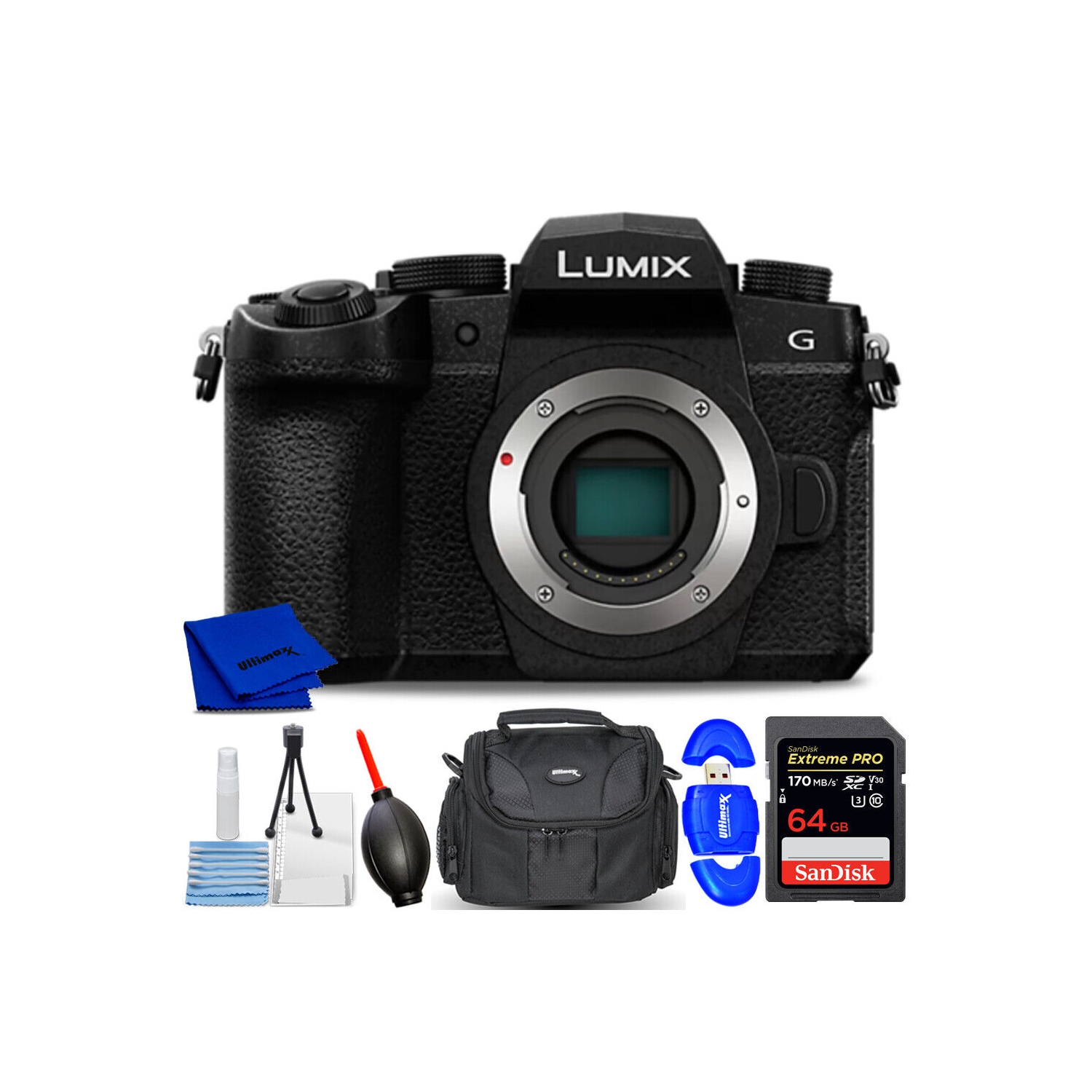 Panasonic Lumix DC-G95D Hybrid Camera (Body) DC-G95D 7PC