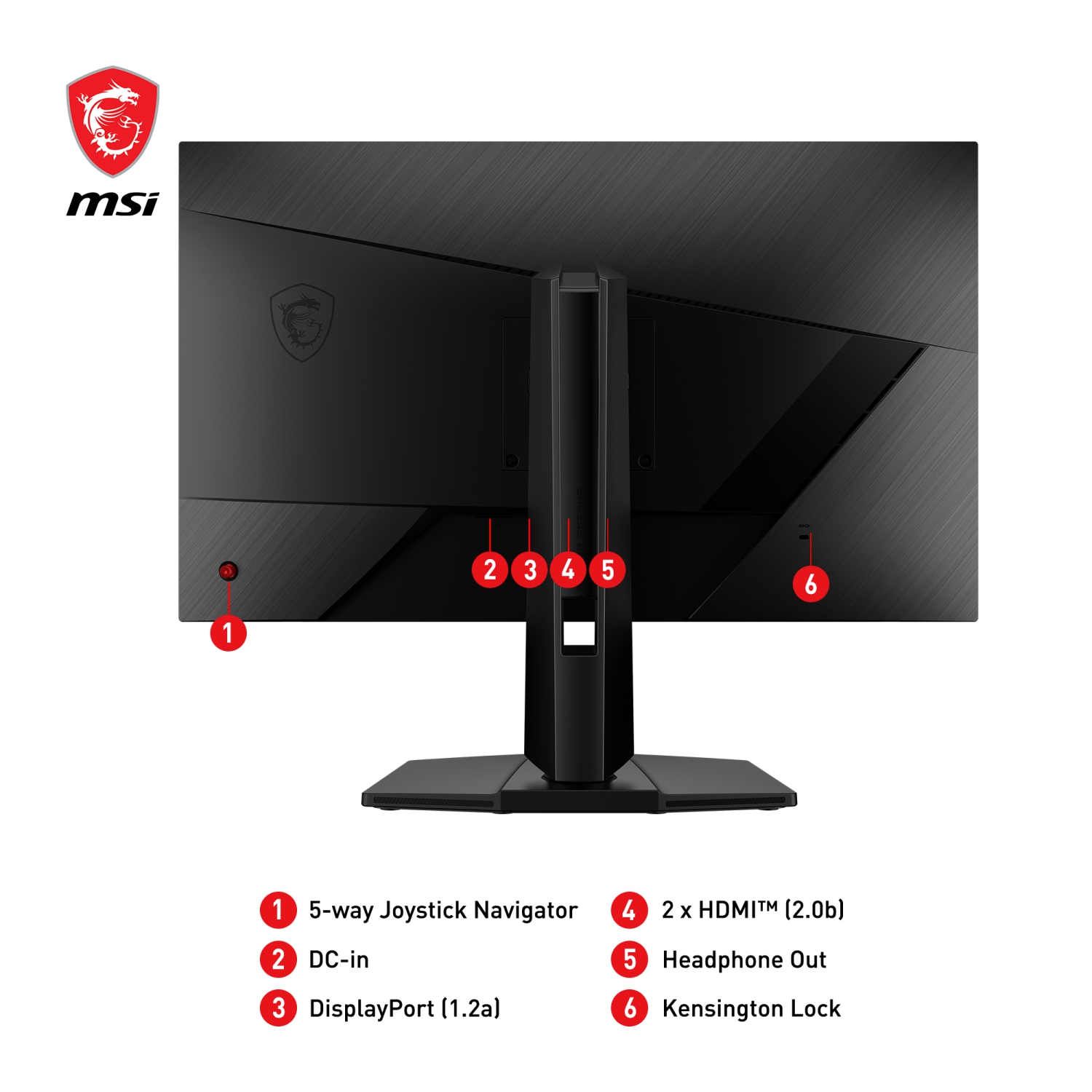MSI 27" QHD 180Hz 1ms 16:9 Rapid IPS Tilt Swivel Height Pivot Adjustment Flat Gaming Monitor, G272QPF E2