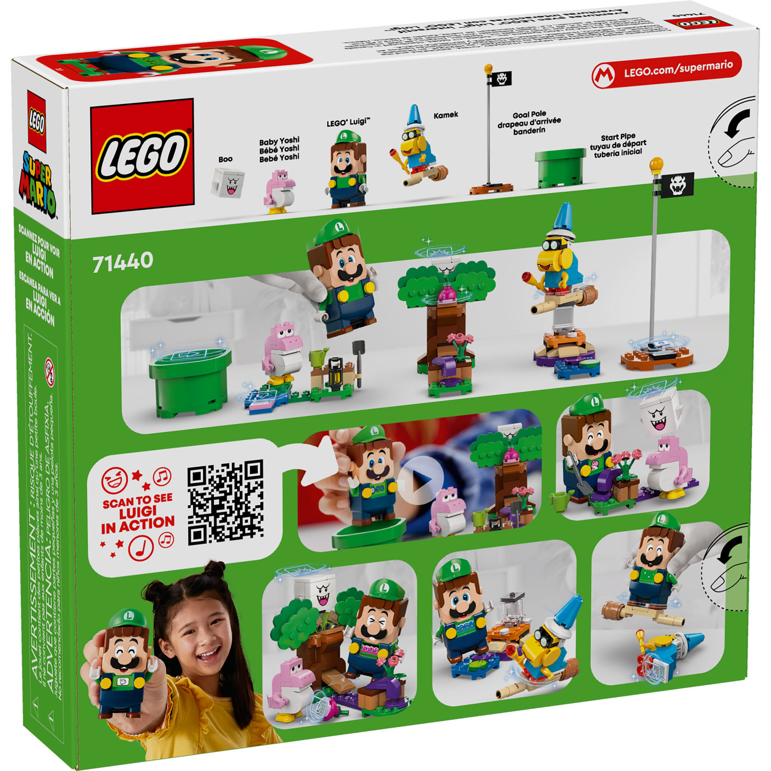 LEGO Super Mario: Adventures with Interactive LEGO Luigi - 210 Pieces