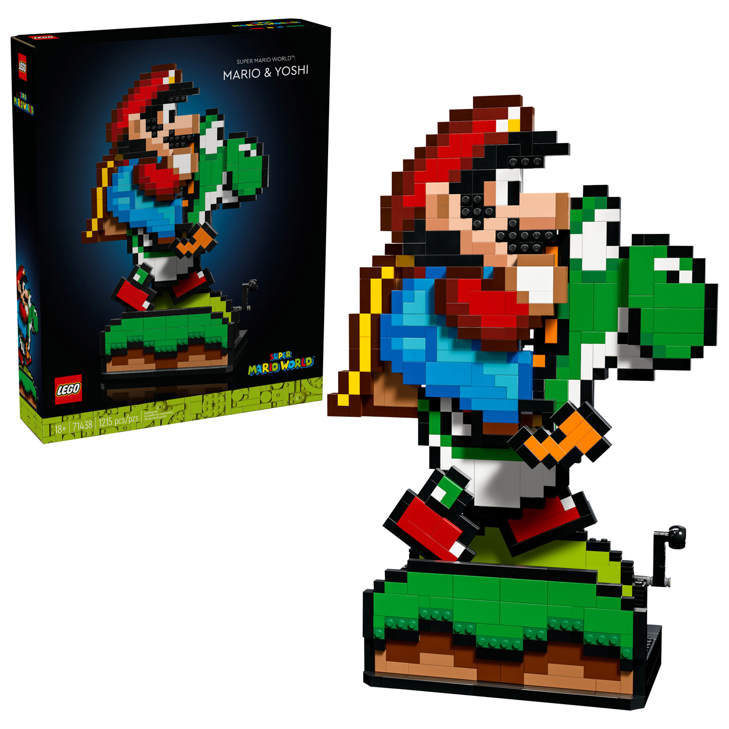 LEGO Super Mario World: Mario & Yoshi - 1215 Pieces (71438)