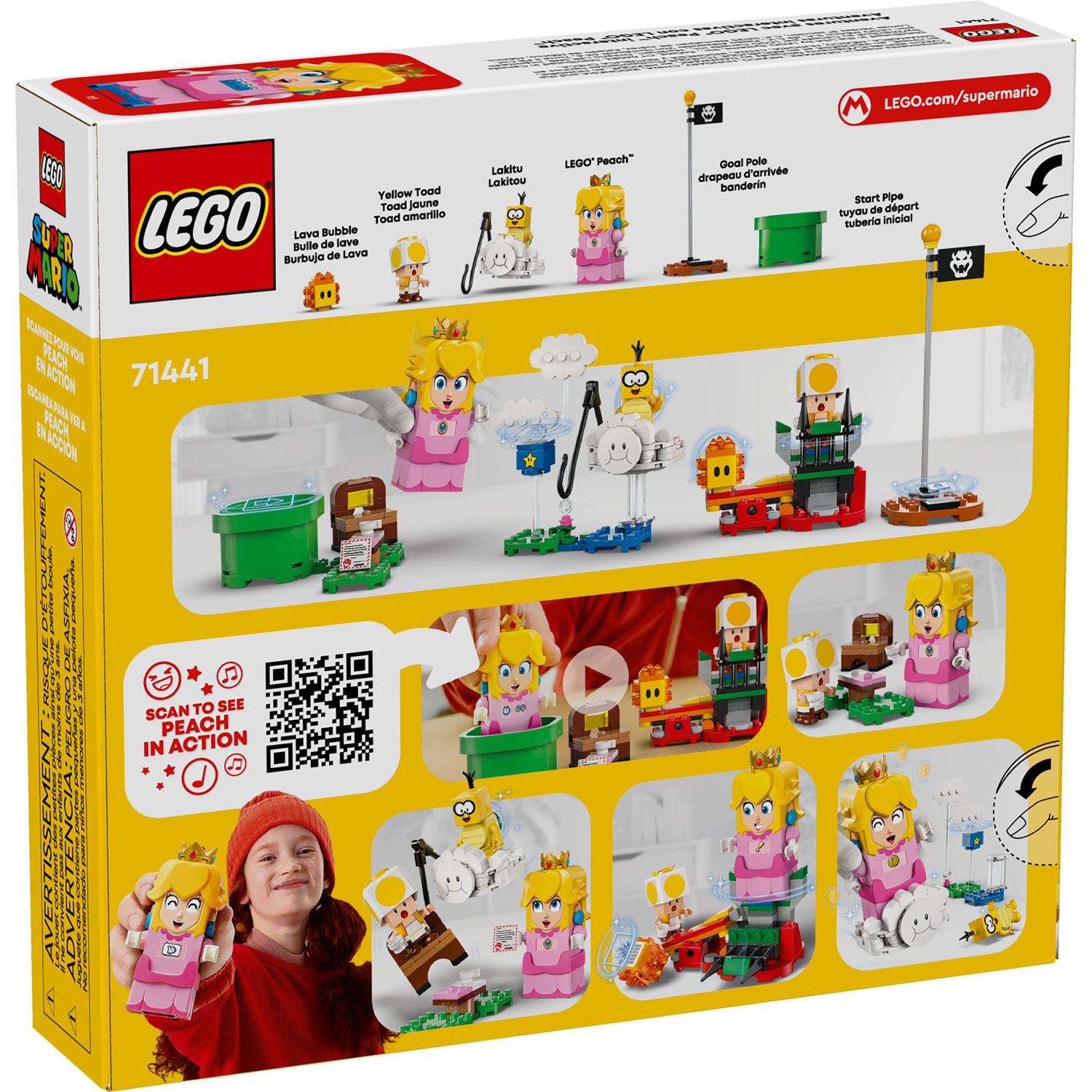 LEGO Super Mario : Aventures avec LEGO Peach interactive - 208 pièces