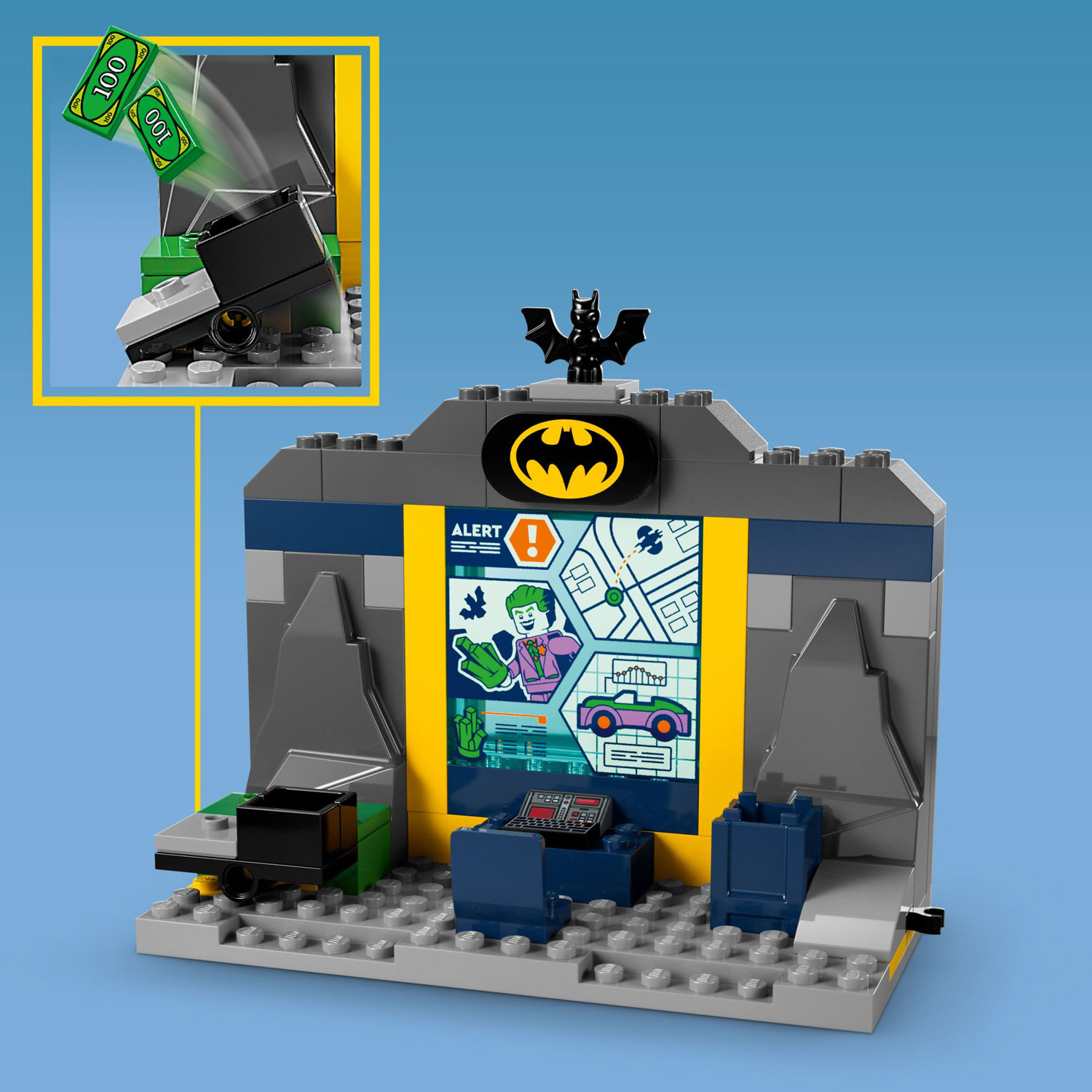 LEGO Batman: The Batcave with Batman, Batgirl and The Joker - 184 Pieces