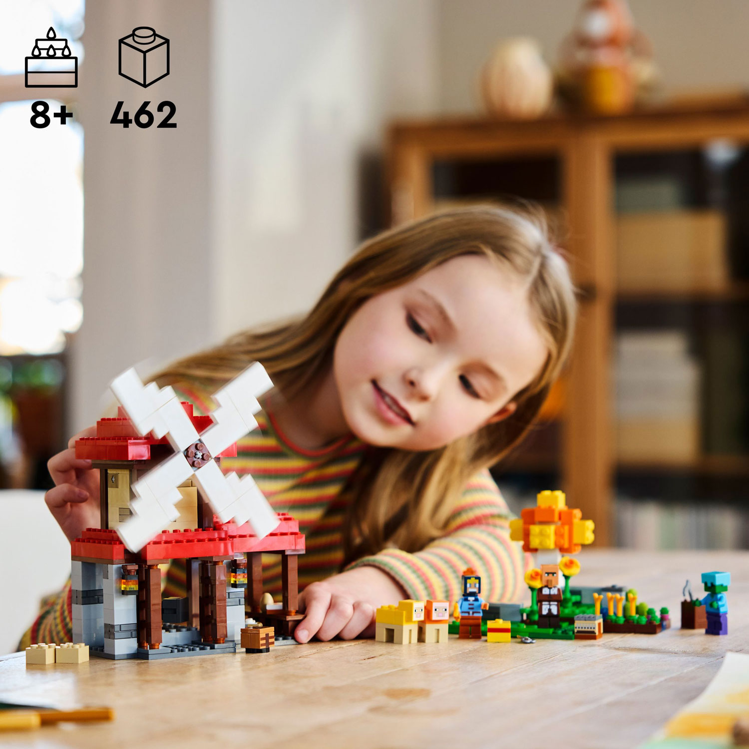LEGO Minecraft: The Windmill Farm - 462 Pieces